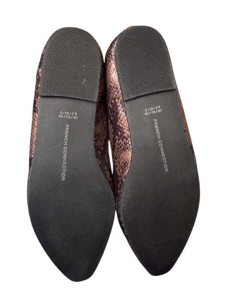 French Connection French Connection Emee Snake-Embossed Flats Size US 6.5 / IT 36.5 - 6 Thumbnail
