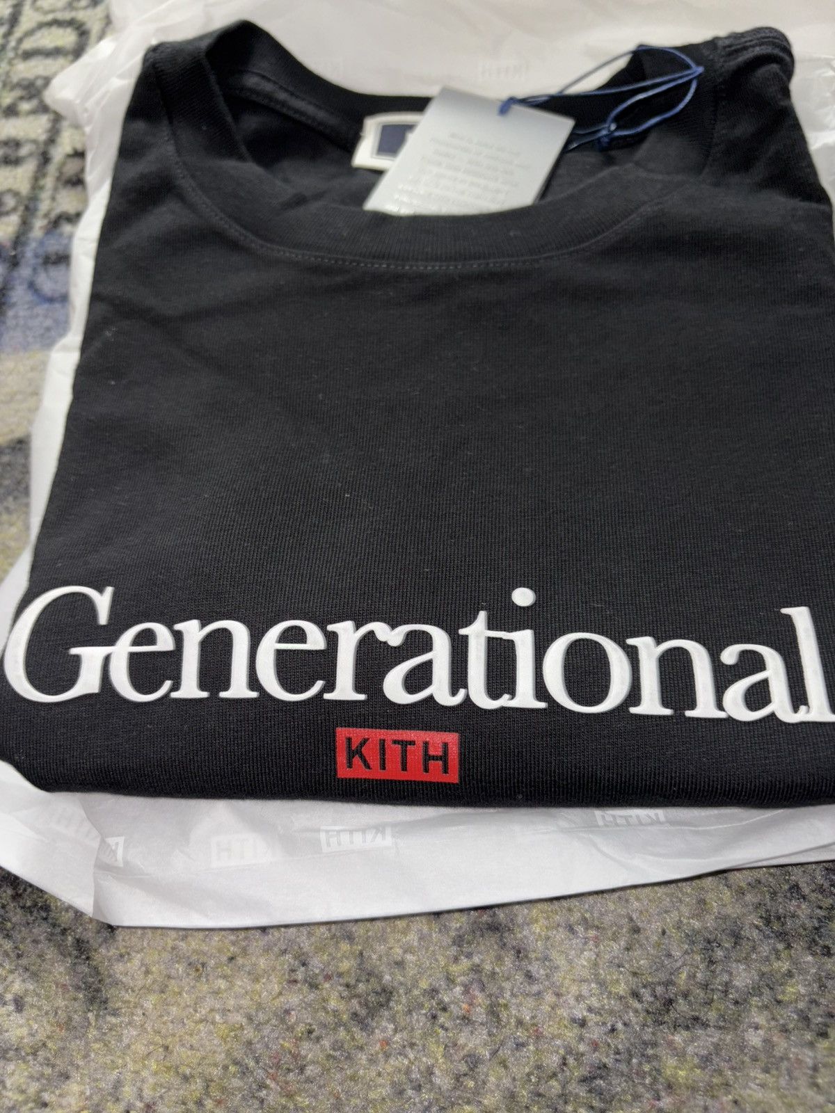 Kith Kith Generational Quote Tee Black Size US L / EU 52-54 / 3 - 2 Thumbnail