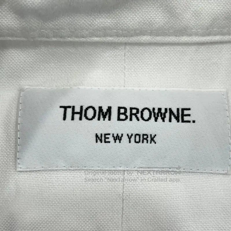 Thom Browne Thom Browne White Cotton Long Sleeve Shirt . Size XS / US 0-2 / IT 36-38 - 5 Thumbnail