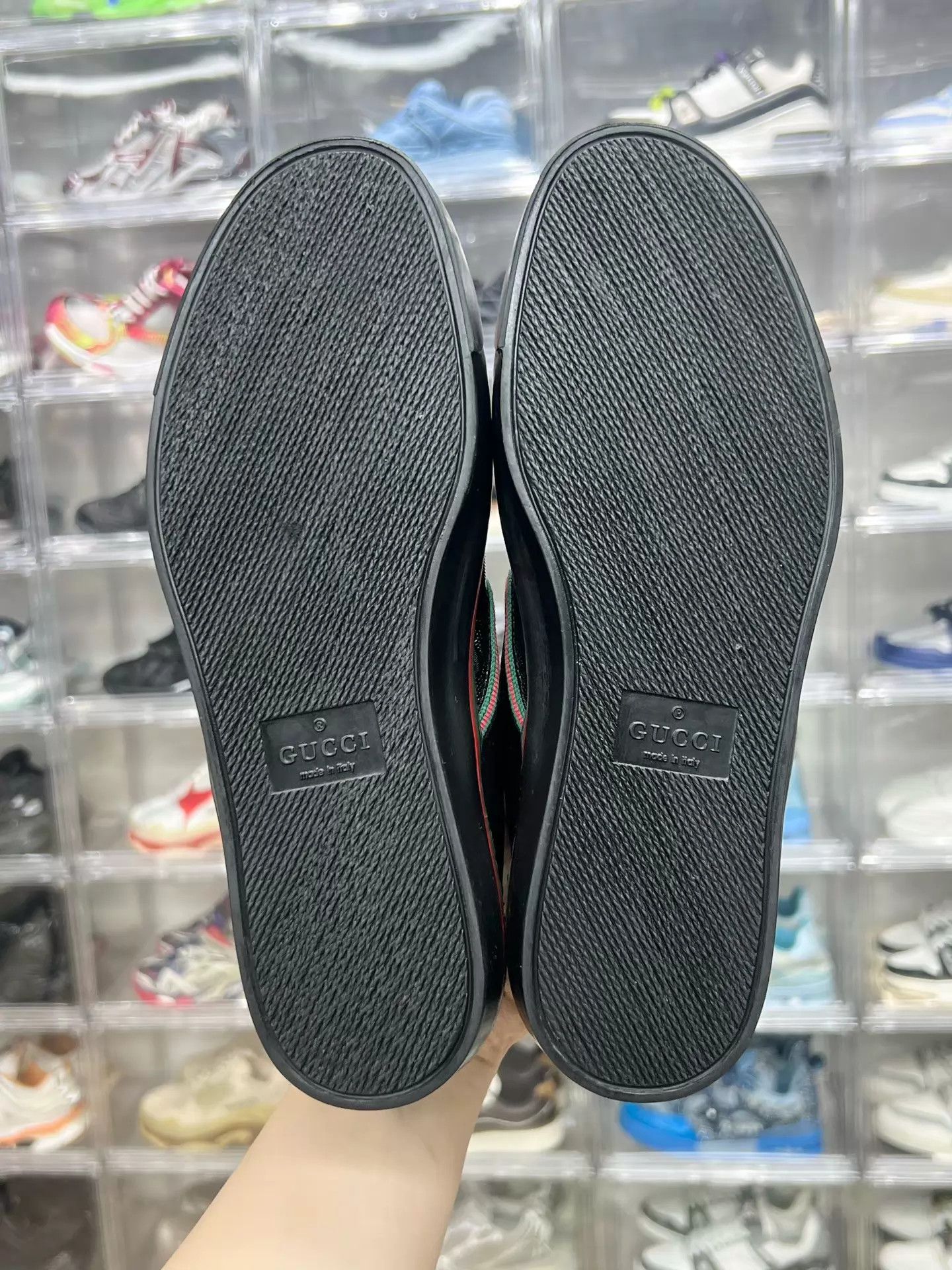 Gucci GUCCI Tennis 1977 Black Sneakers 40 Size US 7 / EU 40 - 8 Thumbnail