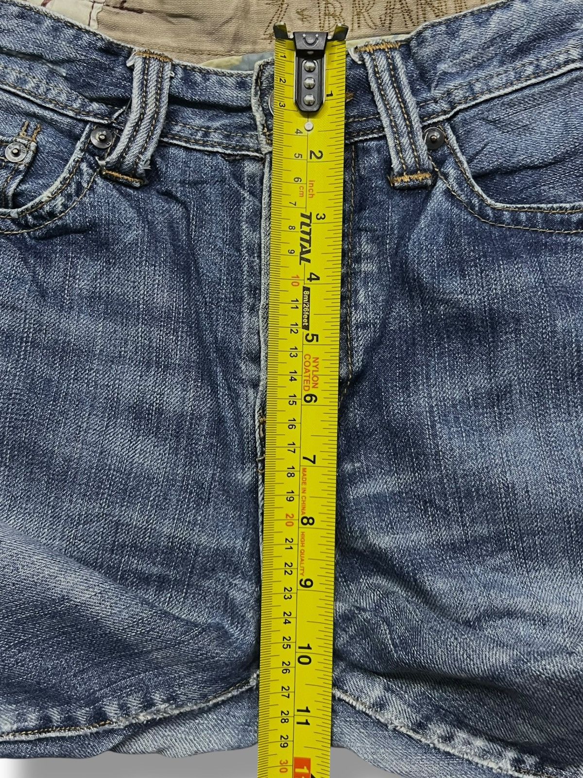 Japanese Brand Vintage Z-Brand - Faded Wash, Distressed Denim Size US 32 / EU 48 - 17 Thumbnail