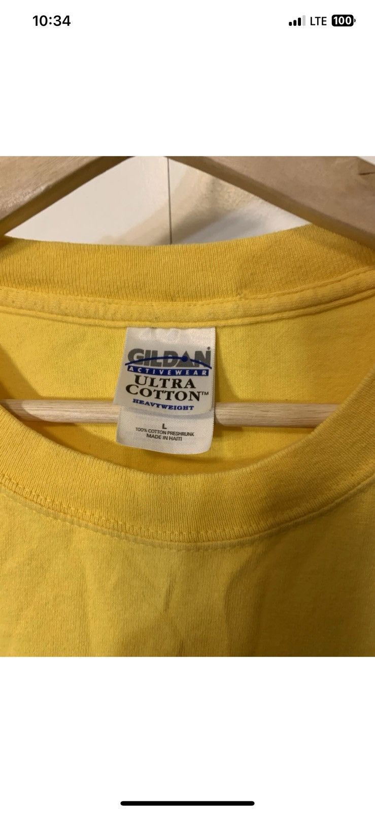 Gildan Vtg Fleetwood Mac mens sz L 2003 yellow t shirt Size US L / EU 52-54 / 3 - 2 Thumbnail