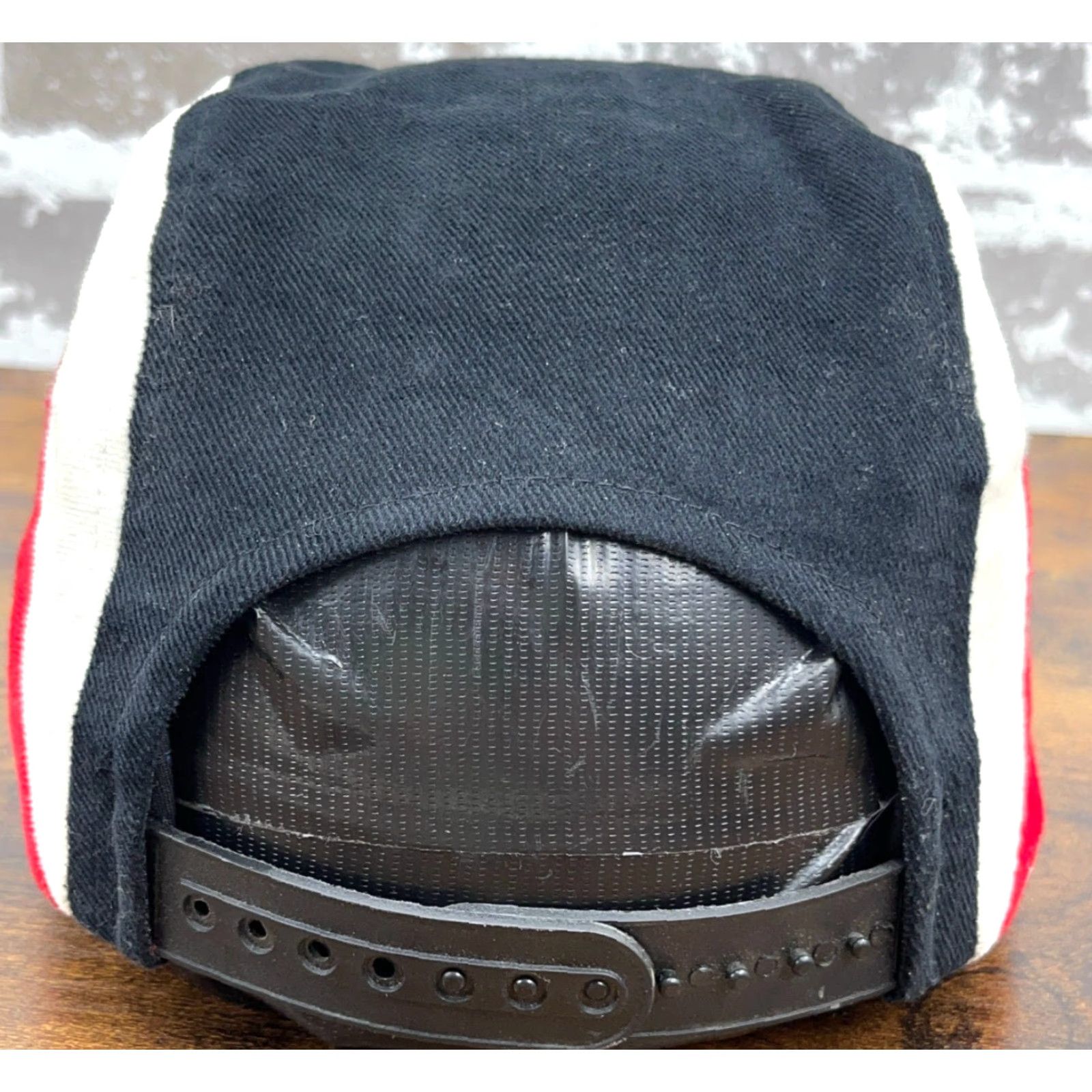 Vintage Vintage Chevrolet Racing Hat Cap SnapBack 5 Panel Chevy 90s Y2K Black Red White Mens One Size Black Racing Champions Snapback Twill Cotton Hat Size ONE SIZE - 4 Thumbnail