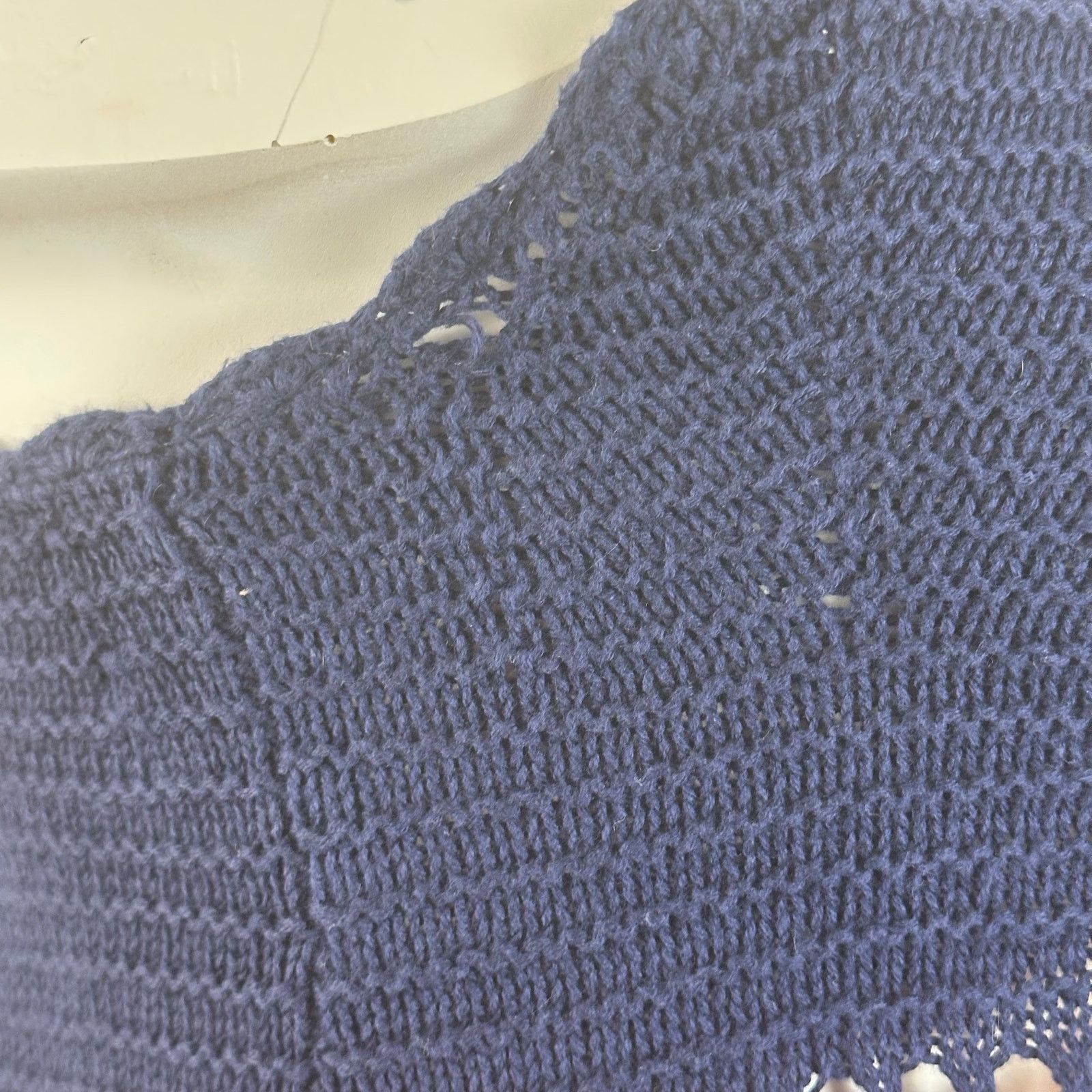 Mossimo Mossimo Chevron Crochet Knit Tank Top Small Festival Size S / US 4 / IT 40 - 6 Thumbnail