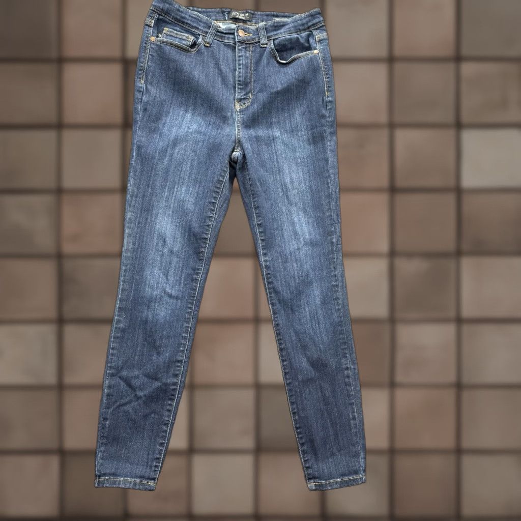 Vintage Judy Blue Jeans Women 30 Denim Skinny High Rise Stretch Comfort Cotton Spandex Bohemian City Preppy 28 Inseam_fit Regular Size 30" / US 8 / IT 44 - 1 Thumbnail