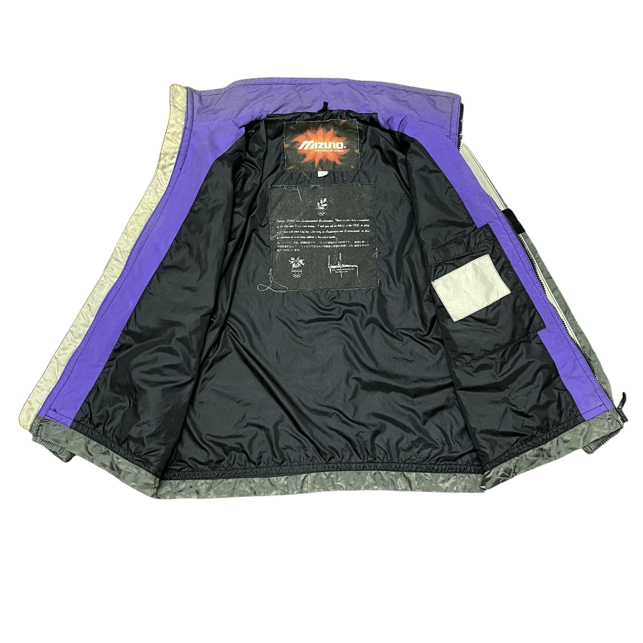 USA Olympics Vintage 1998 Olympic Nagano Zipper Jacket Mizuno Size US L / EU 52-54 / 3 - 7 Thumbnail