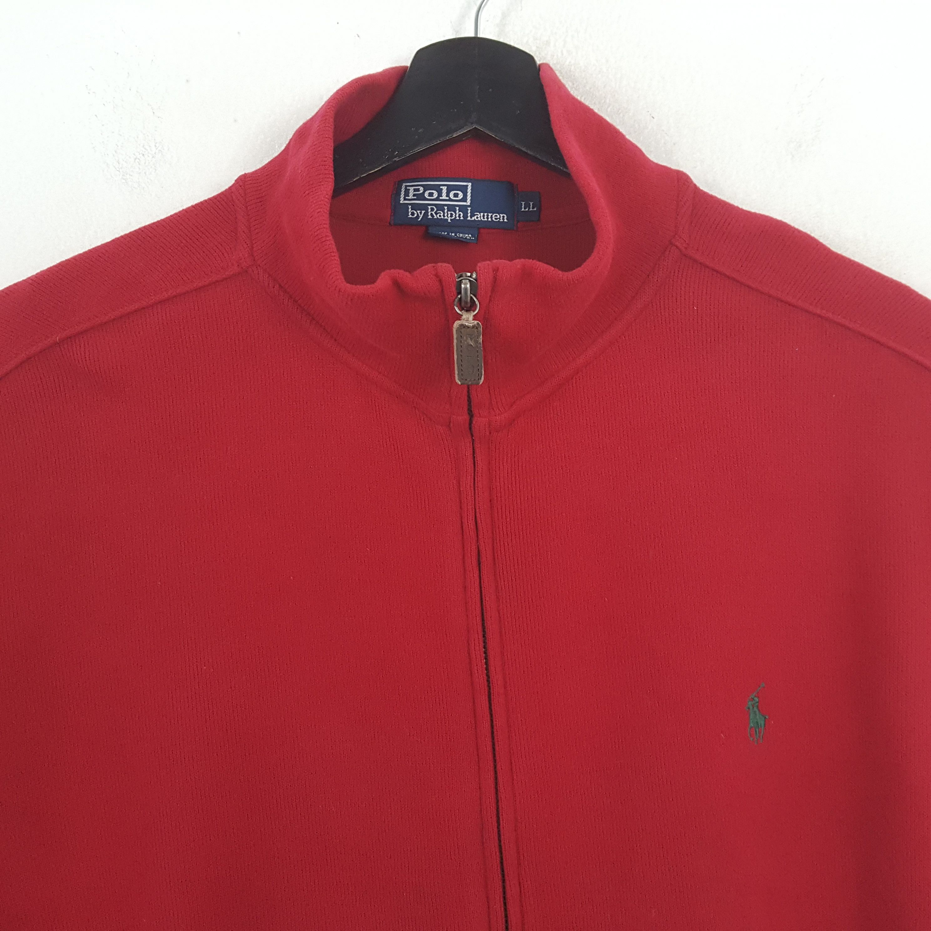 Polo Ralph Lauren × Vintage Polo By Ralph Lauren Fashion Brand Zipper Sweater Size US XL / EU 56 / 4 - 2 Thumbnail