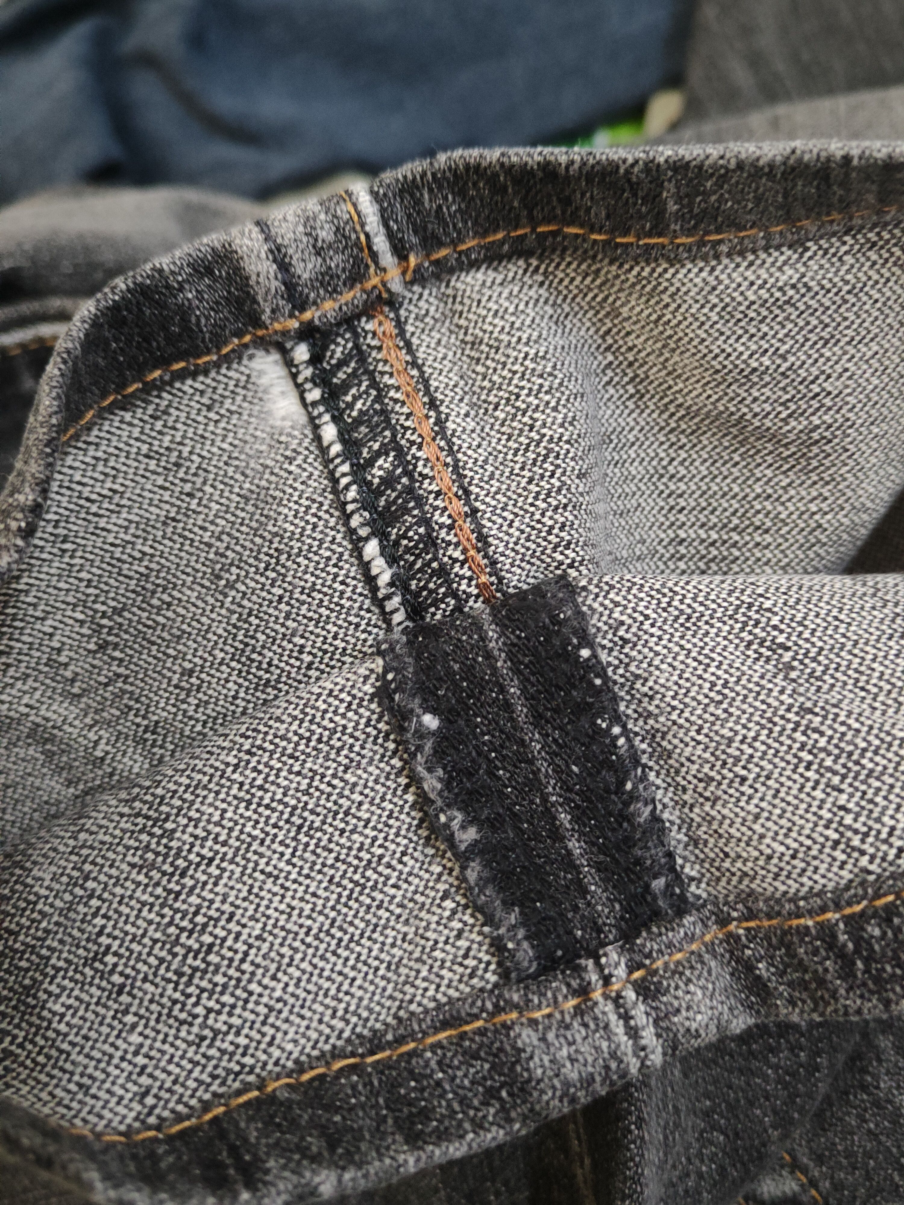 Vintage Wrangler Black Distressed Ripped denim Jeans #W1602 Size US 30 / EU 46 - 13 Thumbnail