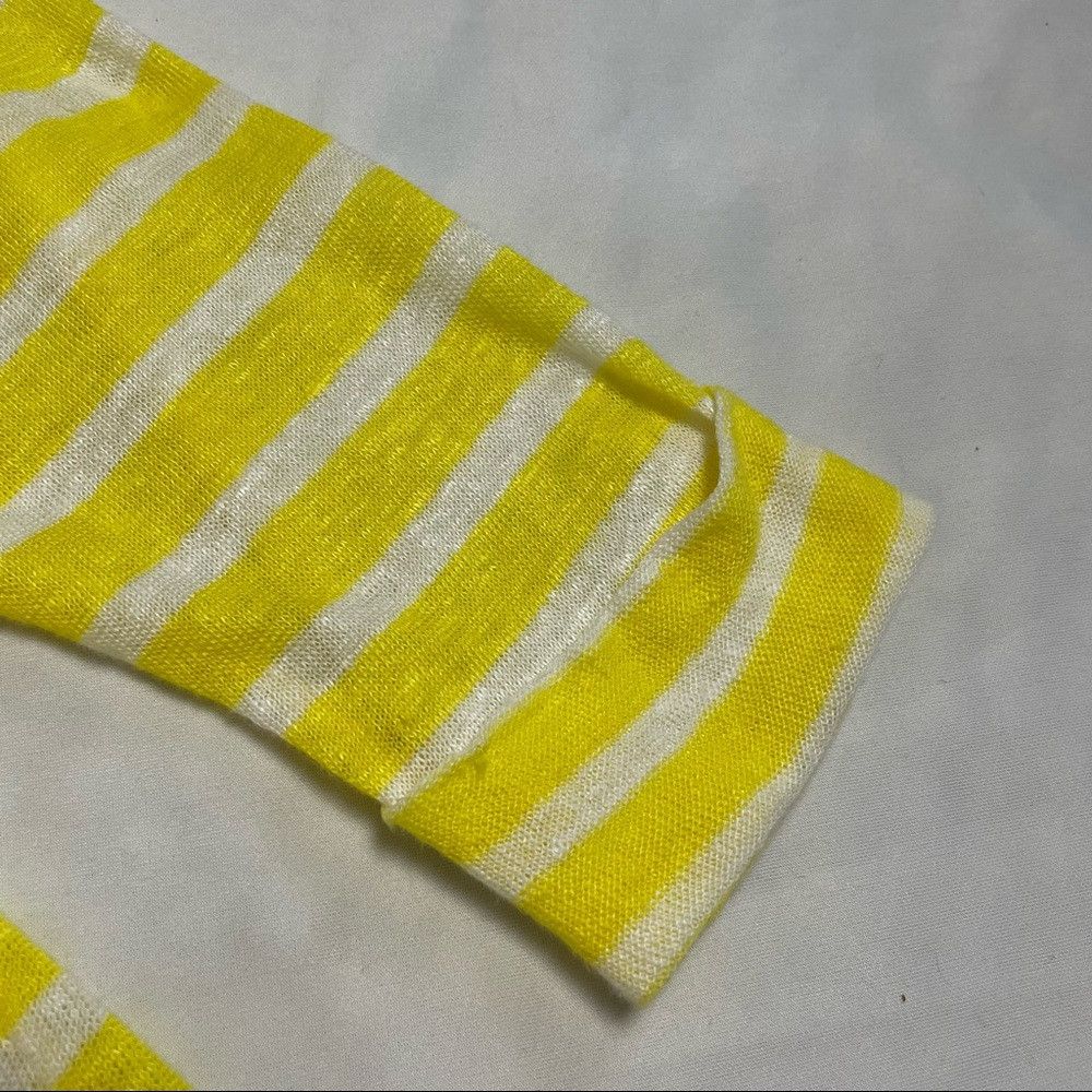 Lauren Ralph Lauren New Lauren Ralph Lauren Linen Yellow White Striped 3/4 Slee Size M / US 6-8 / IT 42-44 - 9 Thumbnail
