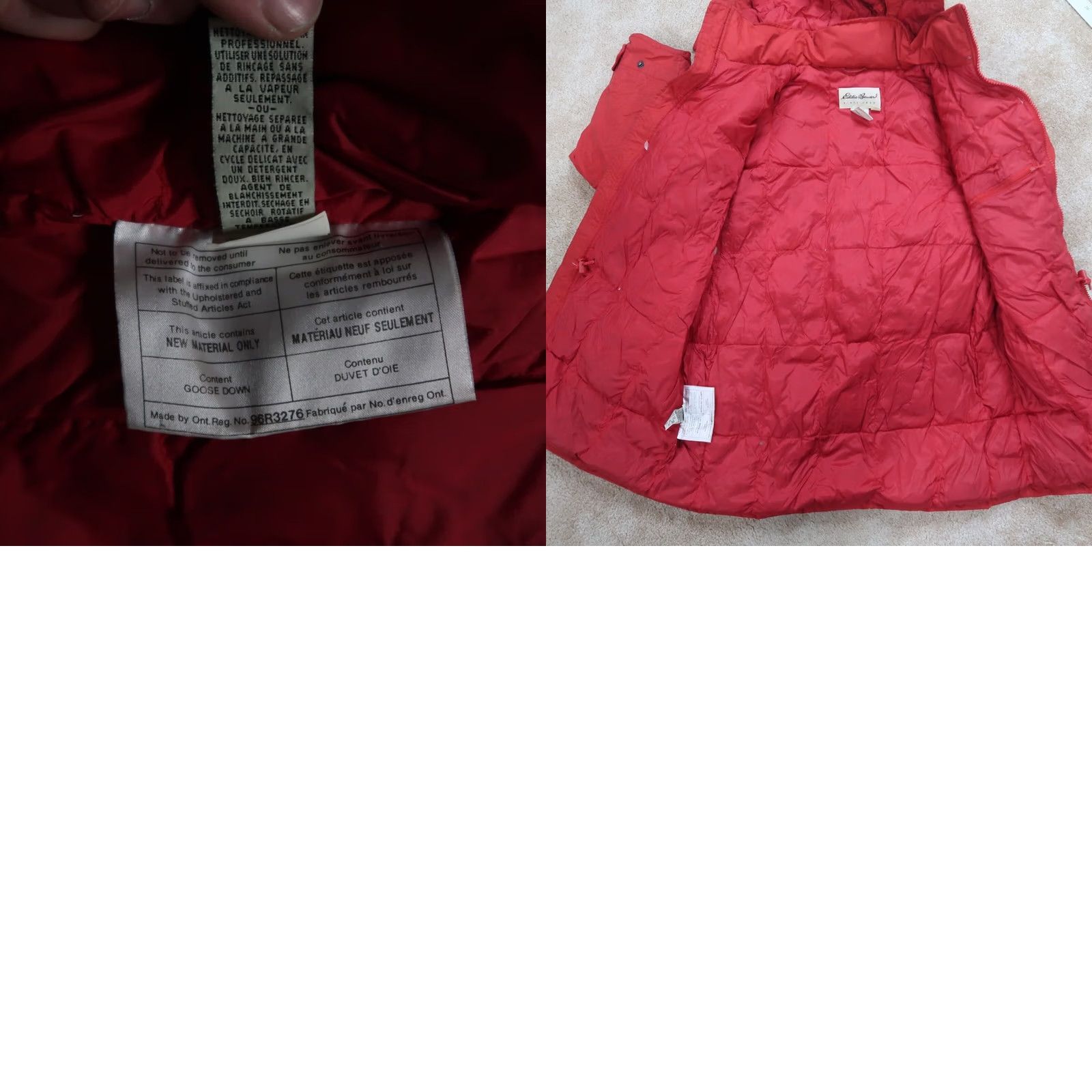 Eddie Bauer Eddie Bauer Parka Coat Womens Large Hooded Full Zip Insulated Goose Down Jacket/Coat Size L / US 10 / IT 46 - 9 Thumbnail