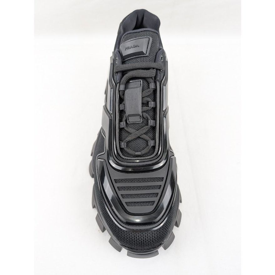 Prada o1rshd1 Cloudbust Thunder Rubber Knit Sneakers in Nero Size US 12 / EU 45 - 6 Thumbnail