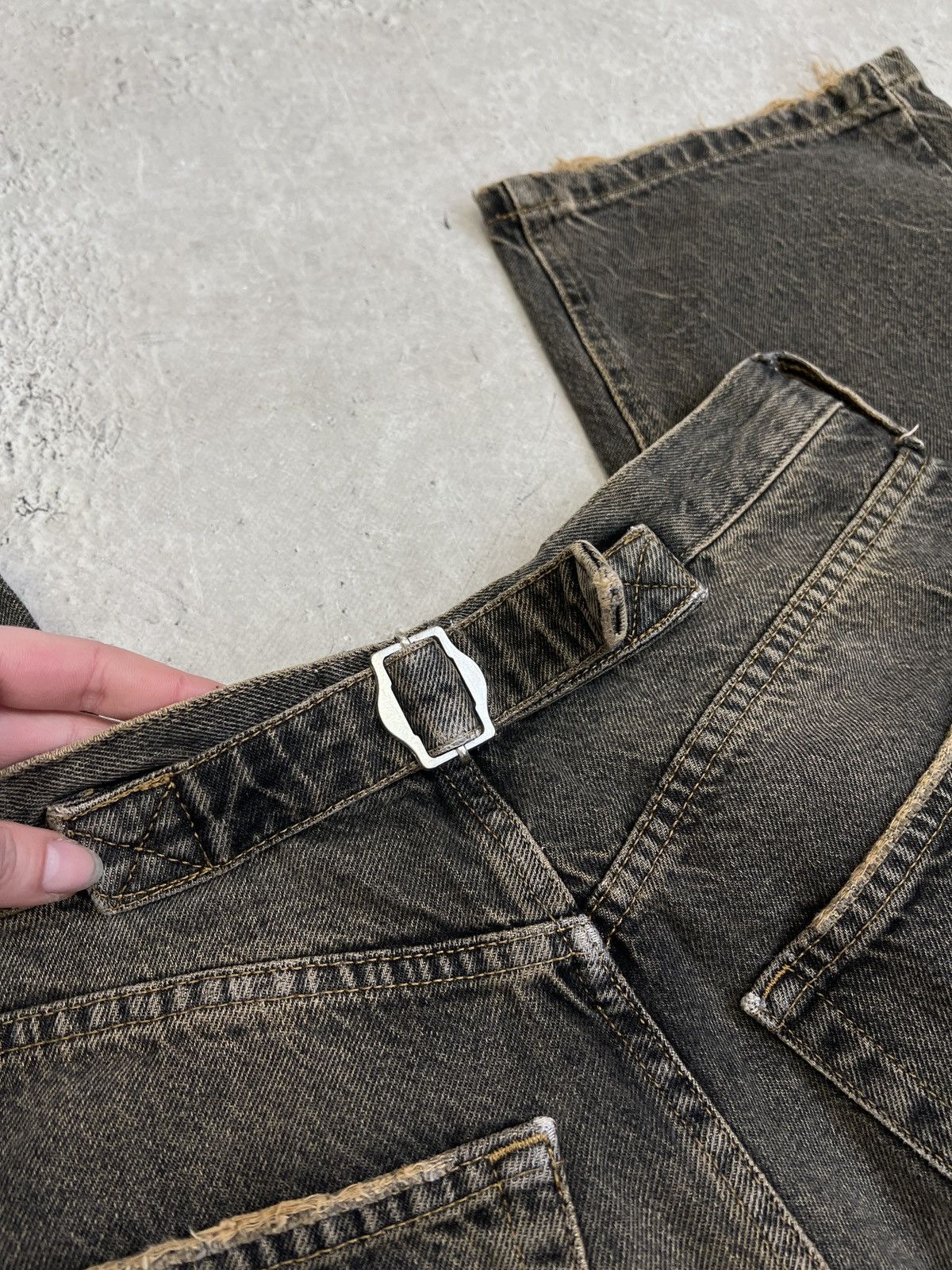 JNCO Washed Denim Jeans Vintage wide Leg Rap jeans y2k Size US 30 / EU 46 - 10 Thumbnail