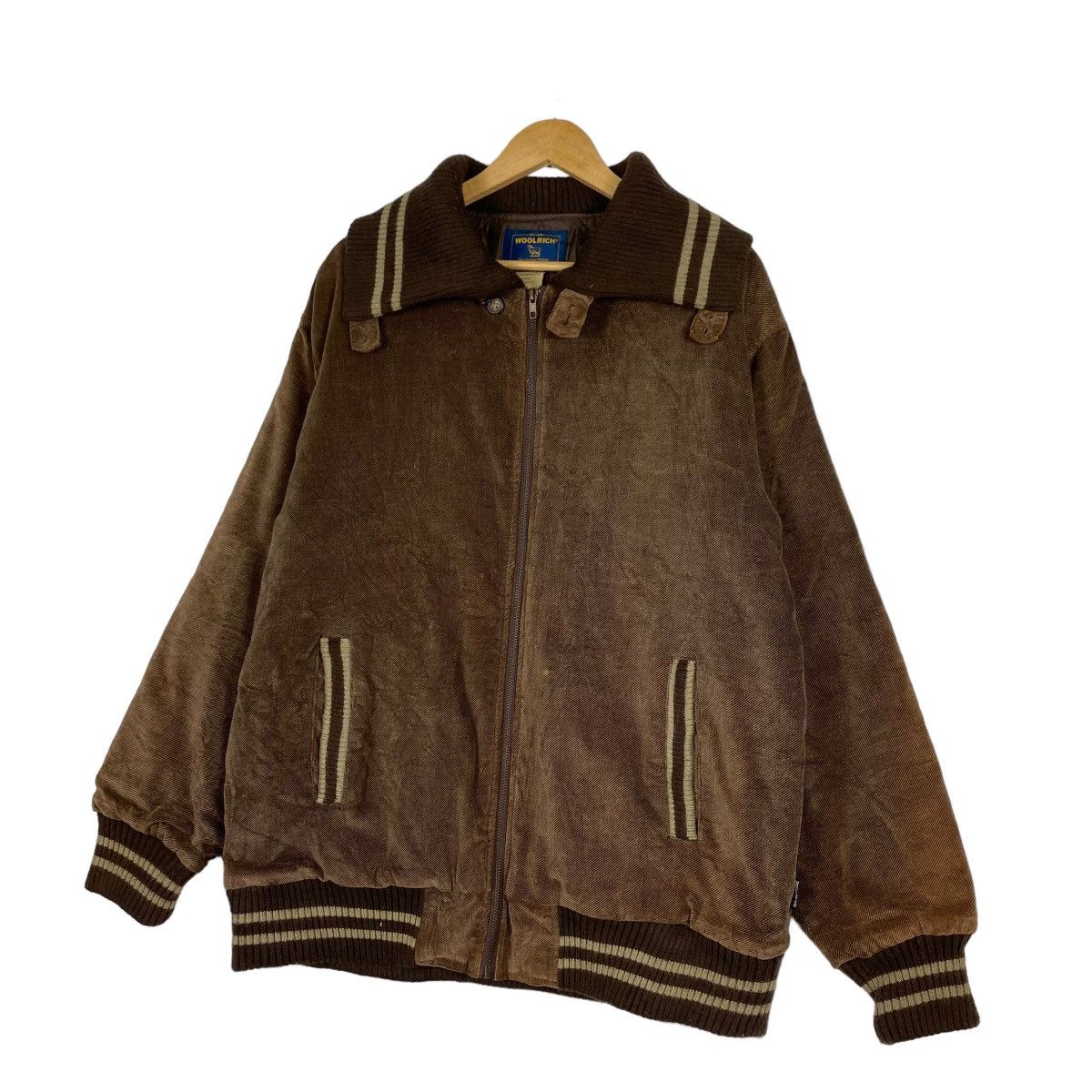 Japanese Brand × Woolrich Woolen Mills Vintage Woolrich John Rich & Bros Zipper Jacket Size US L / EU 52-54 / 3 - 2 Thumbnail
