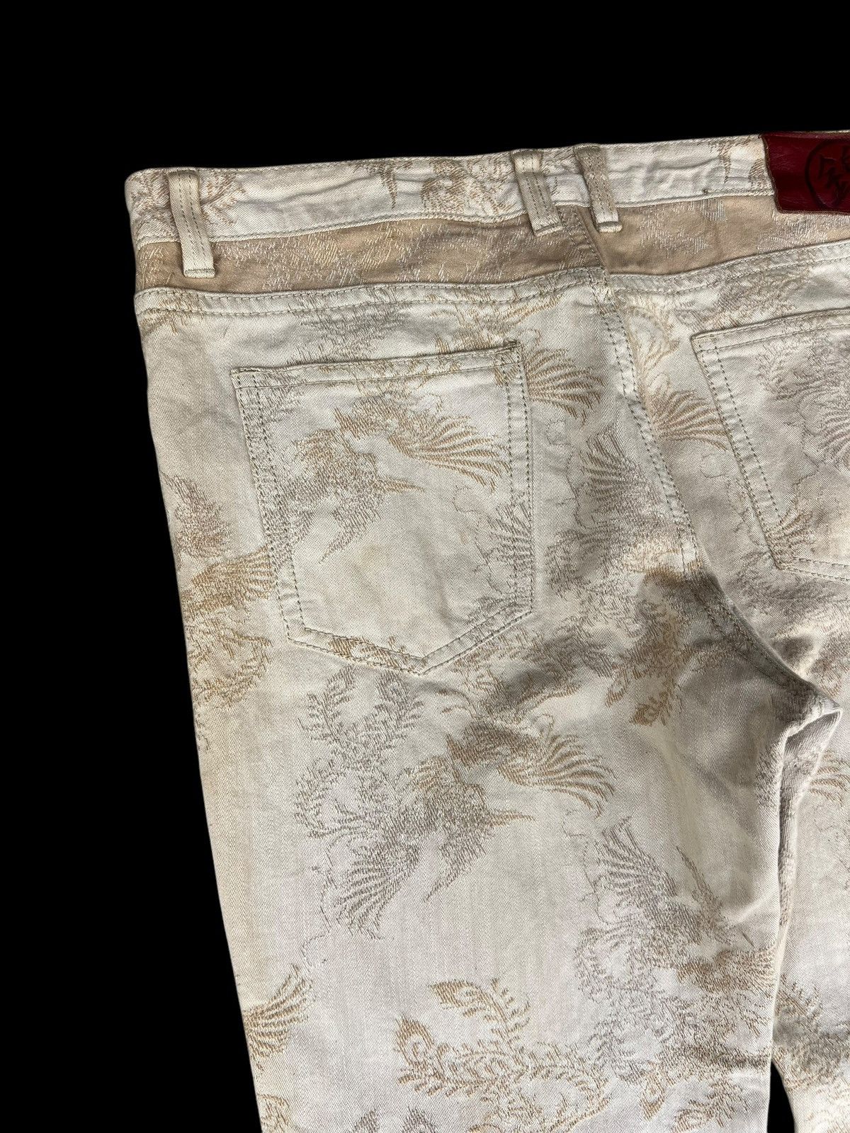 Vintage Dirty Mud Nishiki Oriental Brand Embroidery Denim Jeans Size US 38 / EU 54 - 13 Thumbnail