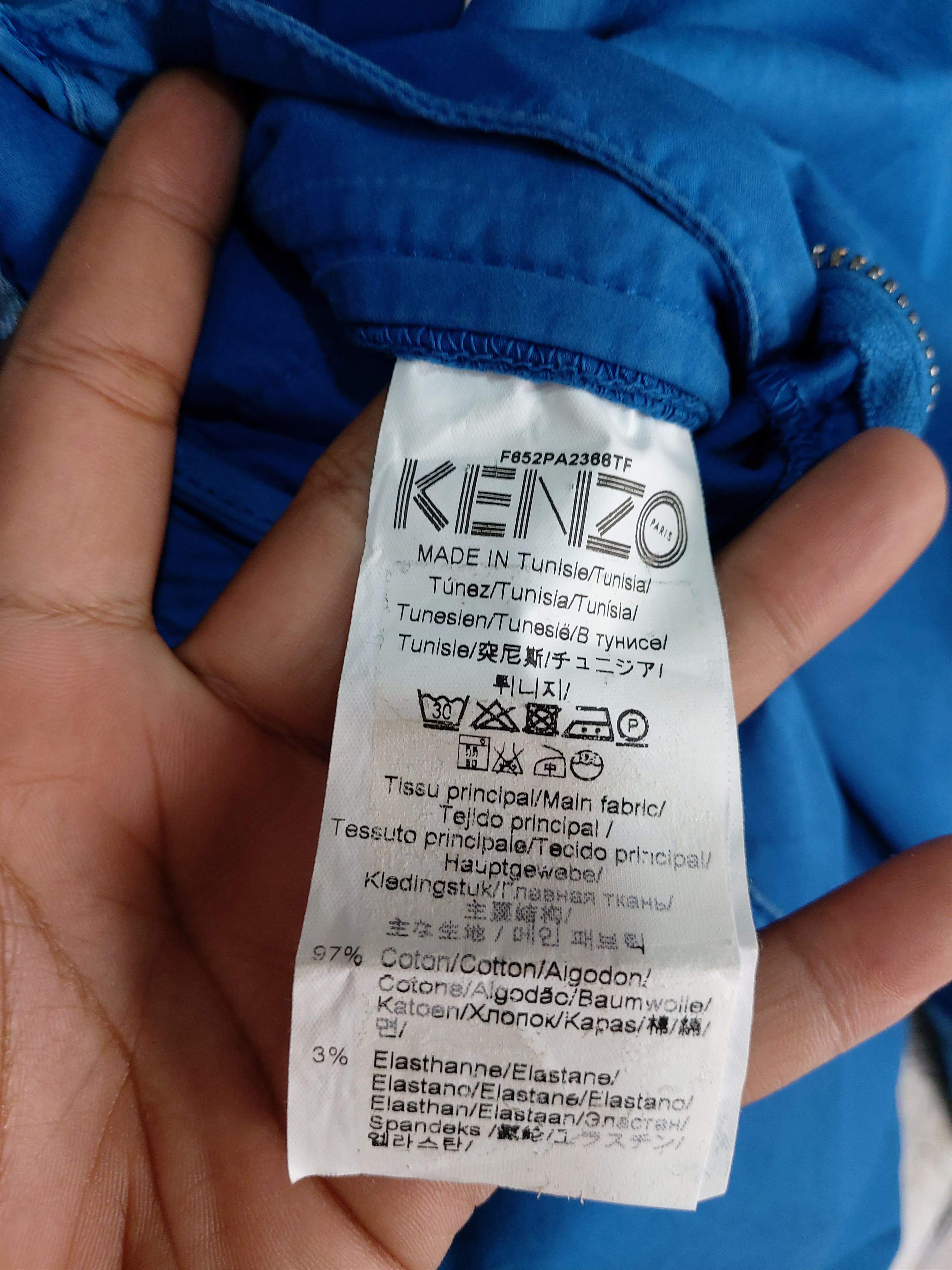 Kenzo 00'S KENZO PARIS TIGER LOGO CLASSIC TROUSER PANTS Size US 31 - 7 Thumbnail