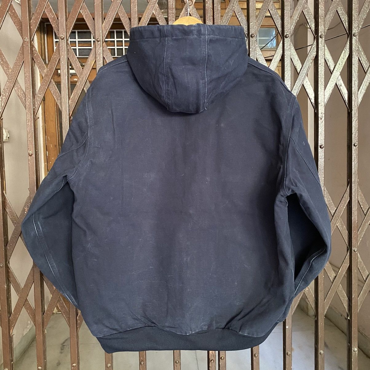 Carhartt Vintage Carhartt Blue Active Hooded Jacket Size US XL / EU 56 / 4 - 3 Thumbnail