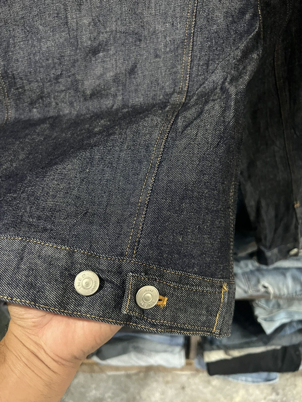 Yohji Yamamoto 🔥Inéd Jeans Yohji Yamamoto Denim Jacket Size S / US 4 / IT 40 - 14 Thumbnail
