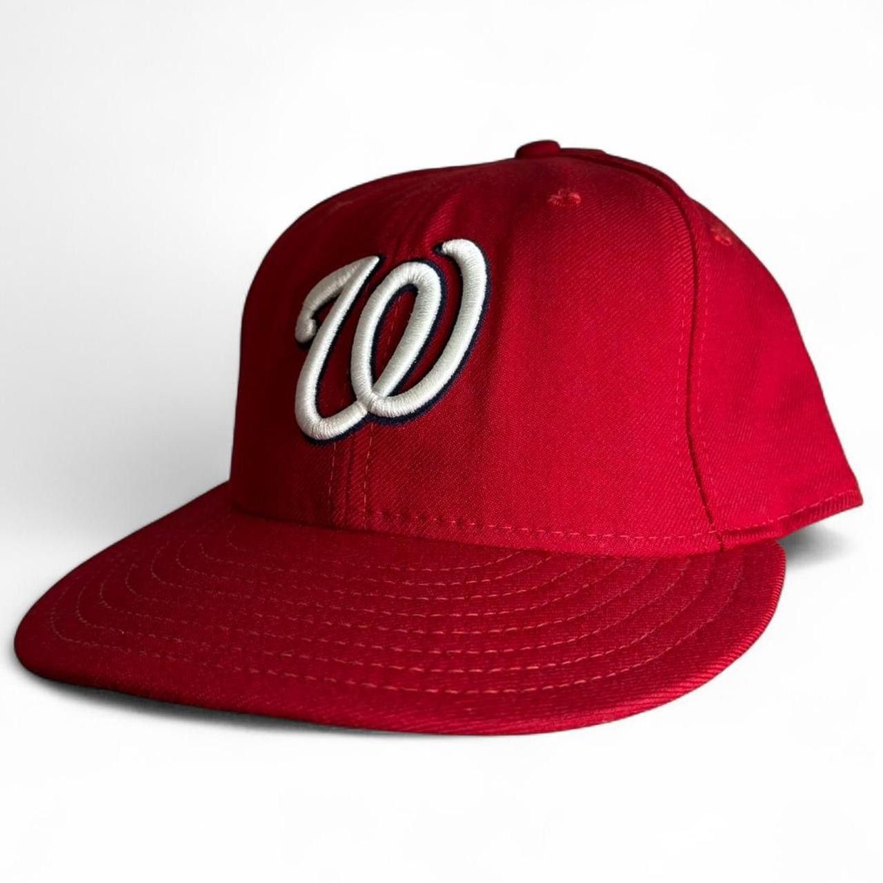 New Era New Era Washington Nationals Red Fitted Baseball Cap Hat Size ONE SIZE - 2 Thumbnail