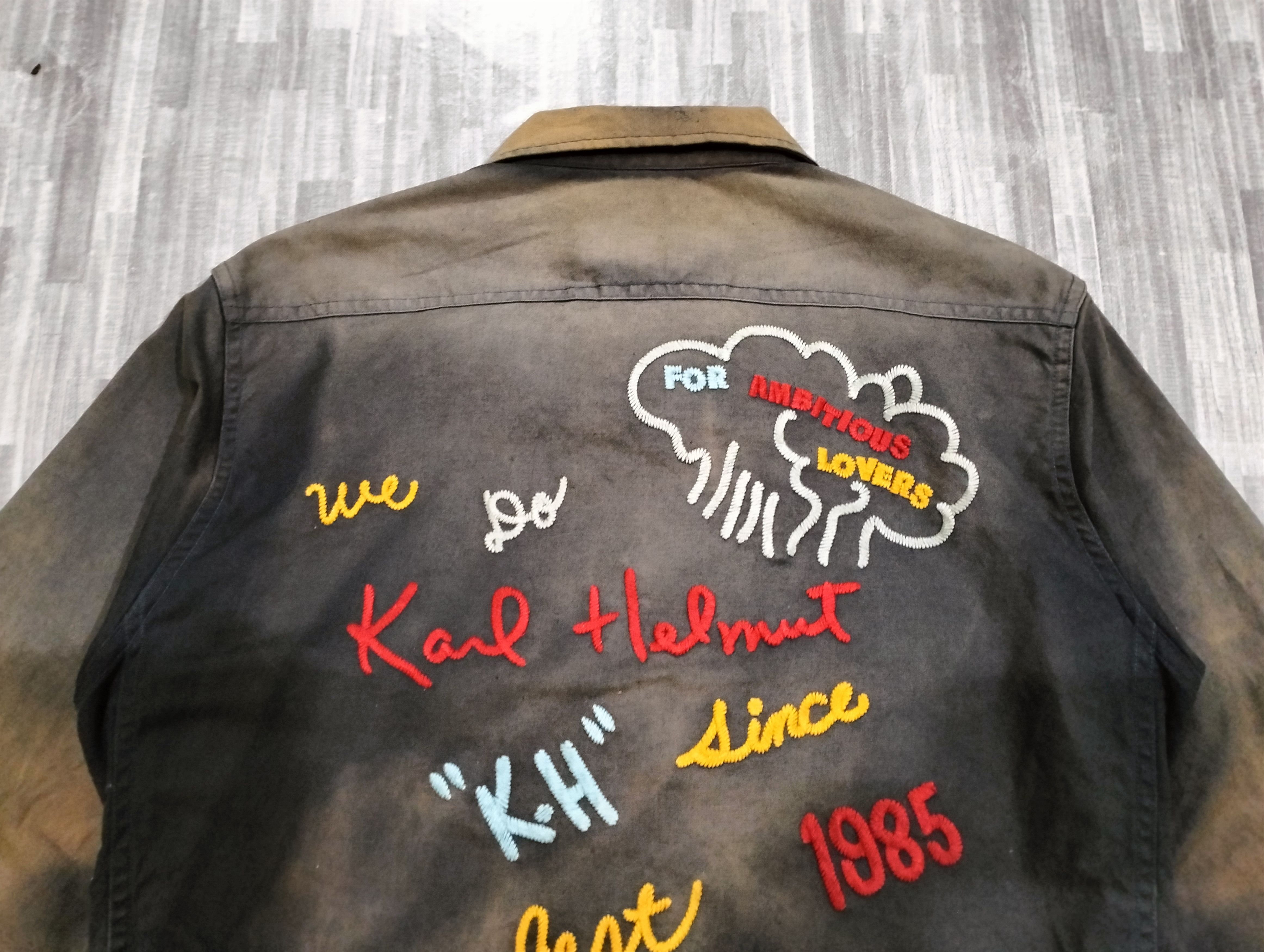 Karl Helmut Karl Helmut Four Pocket Light Jacket Embroidered Acid-Wash Size US M / EU 48-50 / 2 - 12 Thumbnail