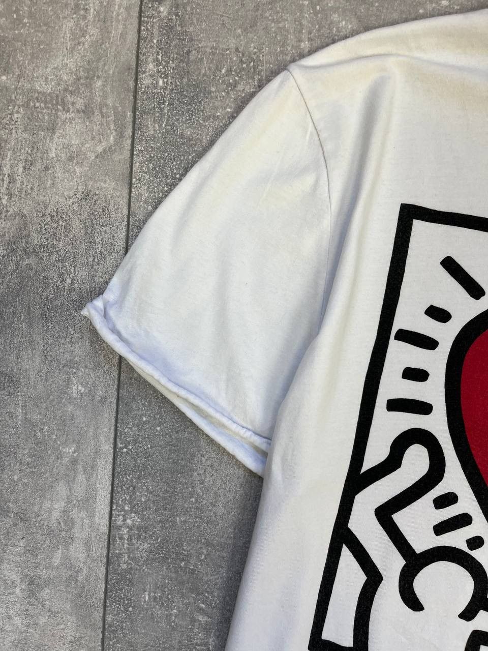 Keith Haring × Vintage Keith Haring white Heart tee Size US M / EU 48-50 / 2 - 8 Thumbnail