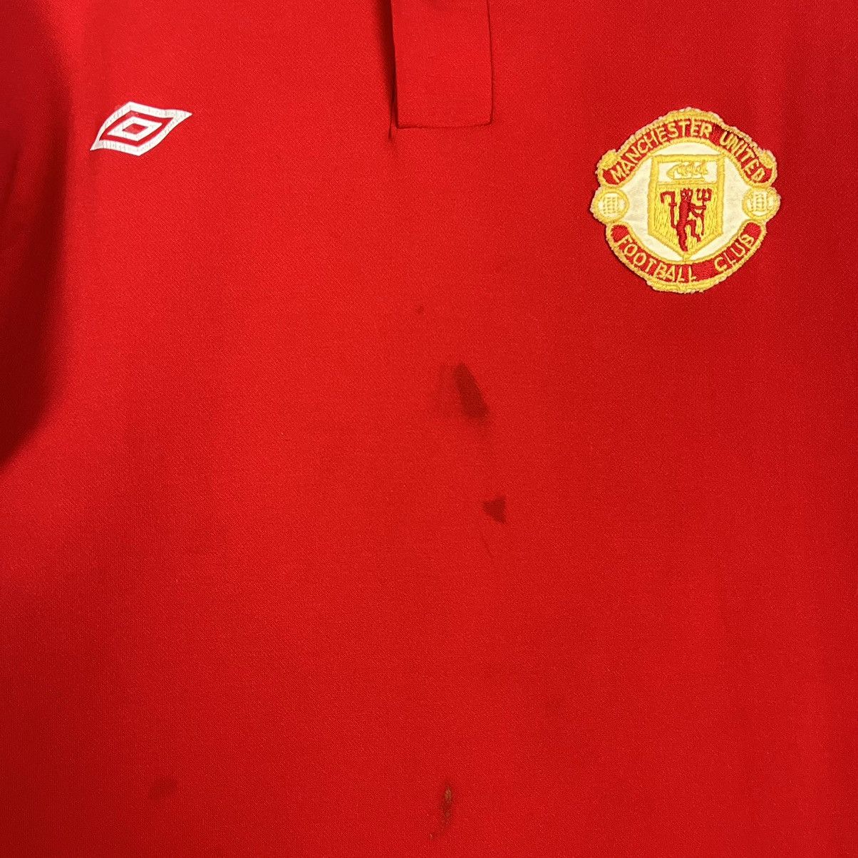 Umbro Vintage Umbro Manchester United Soccer Jersey Shirt Red 70s Size US S / EU 44-46 / 1 - 14 Thumbnail