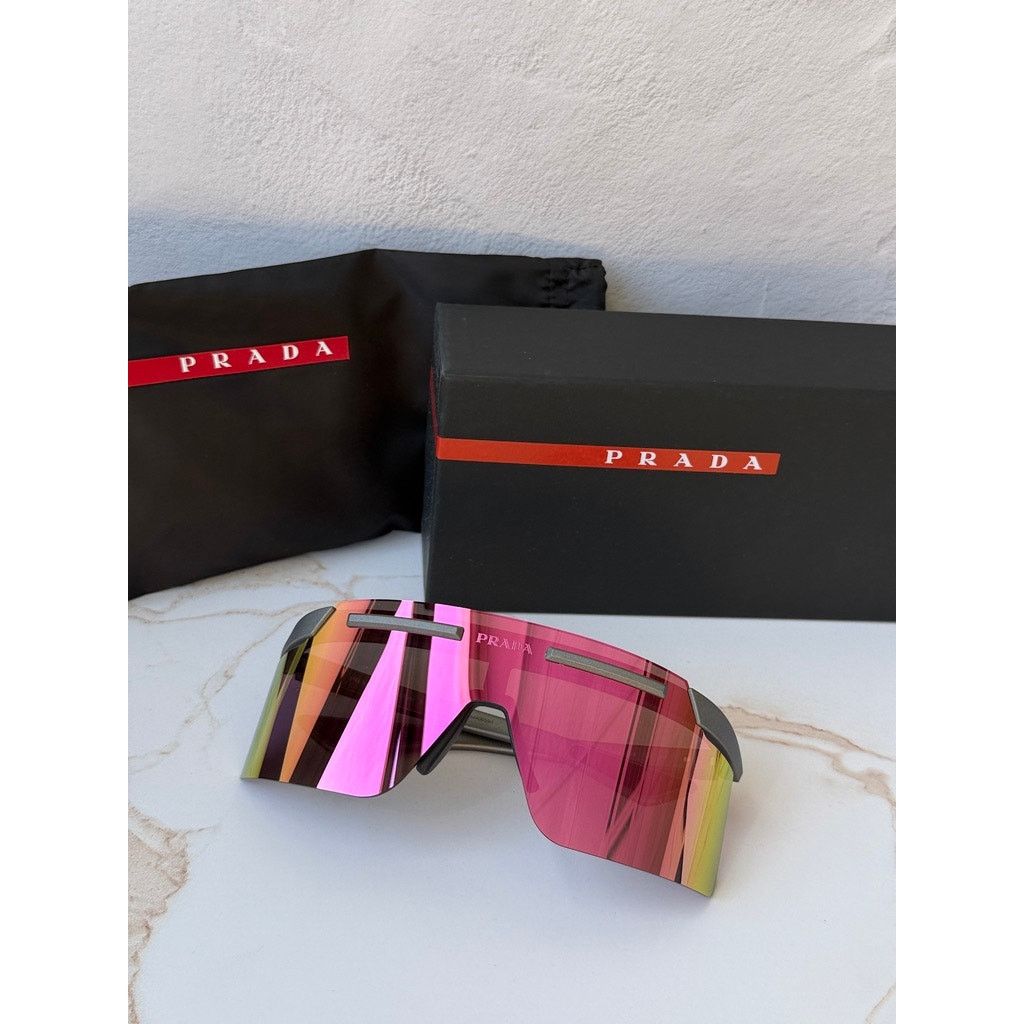 Prada NEW Prada Sport PS B06S Mirrored Sunglasses in Grey $569 Size ONE SIZE - 2 Thumbnail