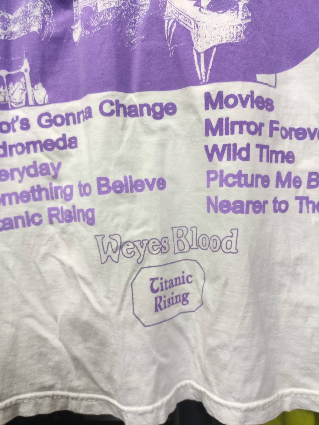 Online Ceramics Weyes Blood Titanic Rising Anniversary True Love T-Shirt Size US M / EU 48-50 / 2 - 9 Thumbnail