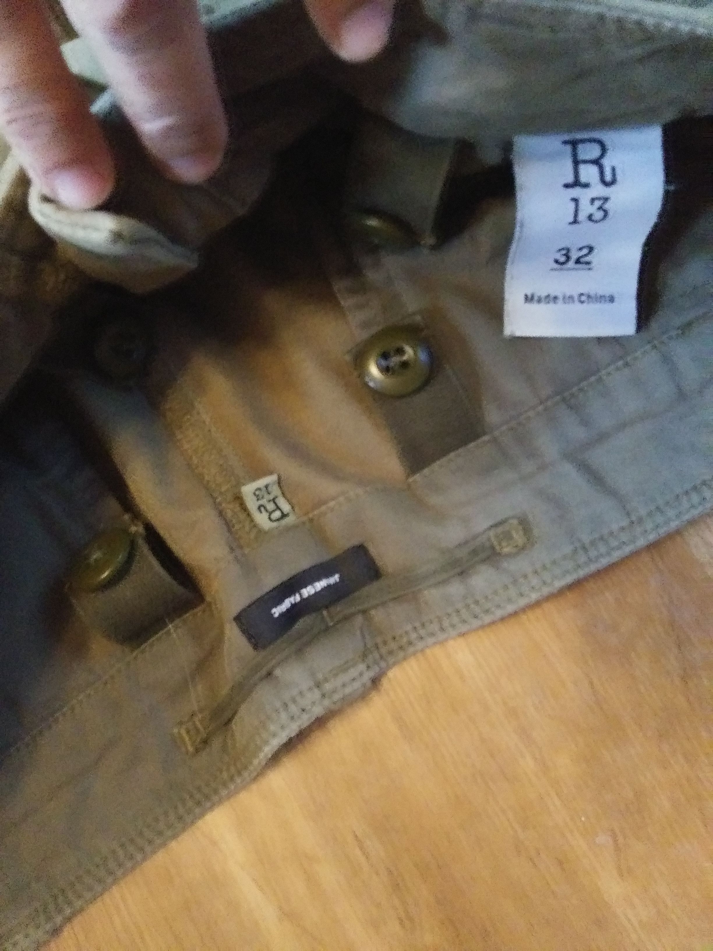 R13 Military Cargo Pants Size US 32 / EU 48 - 4 Thumbnail