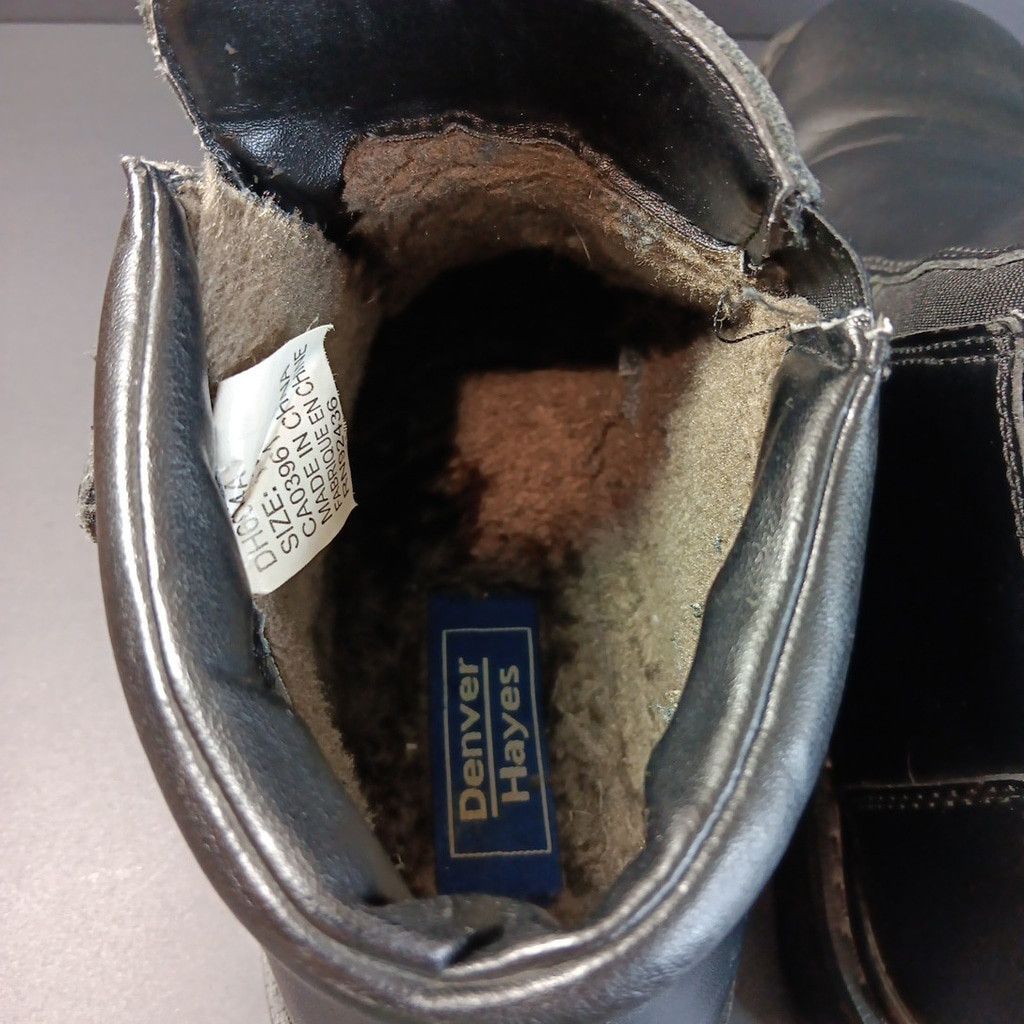 Denver Hayes Leather Denver Hays Slip On Hook And Loop Mens Combat Boots Size US 11 / EU 44 - 6 Thumbnail