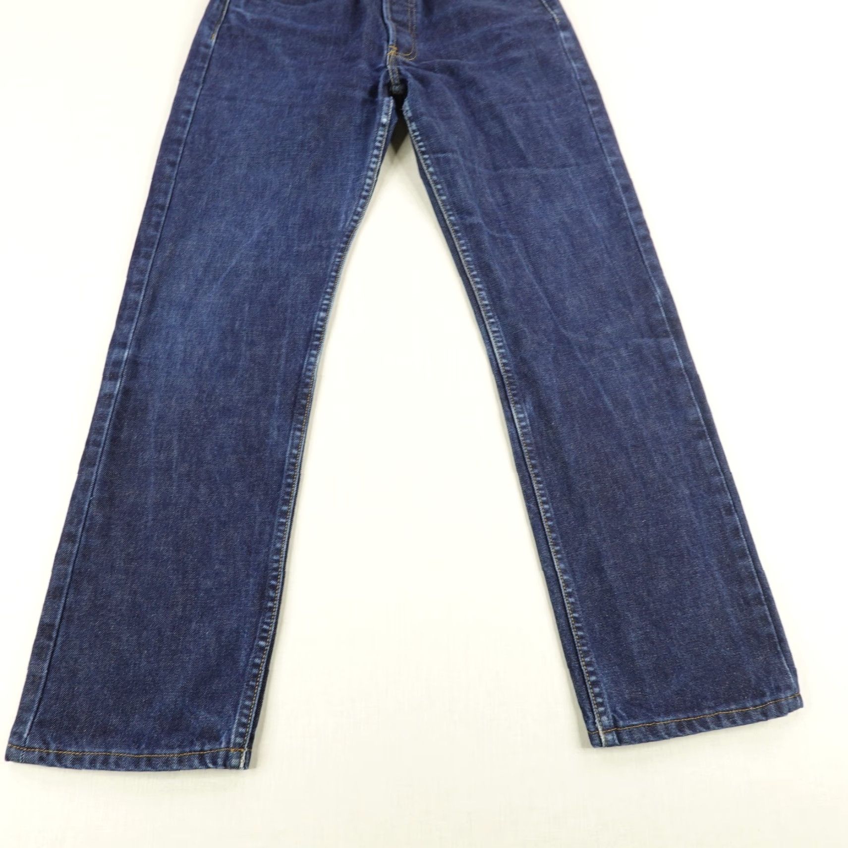 Levi's VINTAGE Levi's 501 Jeans Men 29x34 Blue Dark Wash Button Fly Denim Straight 1980s Mens Jeans Size US 28 / EU 44 - 3 Thumbnail