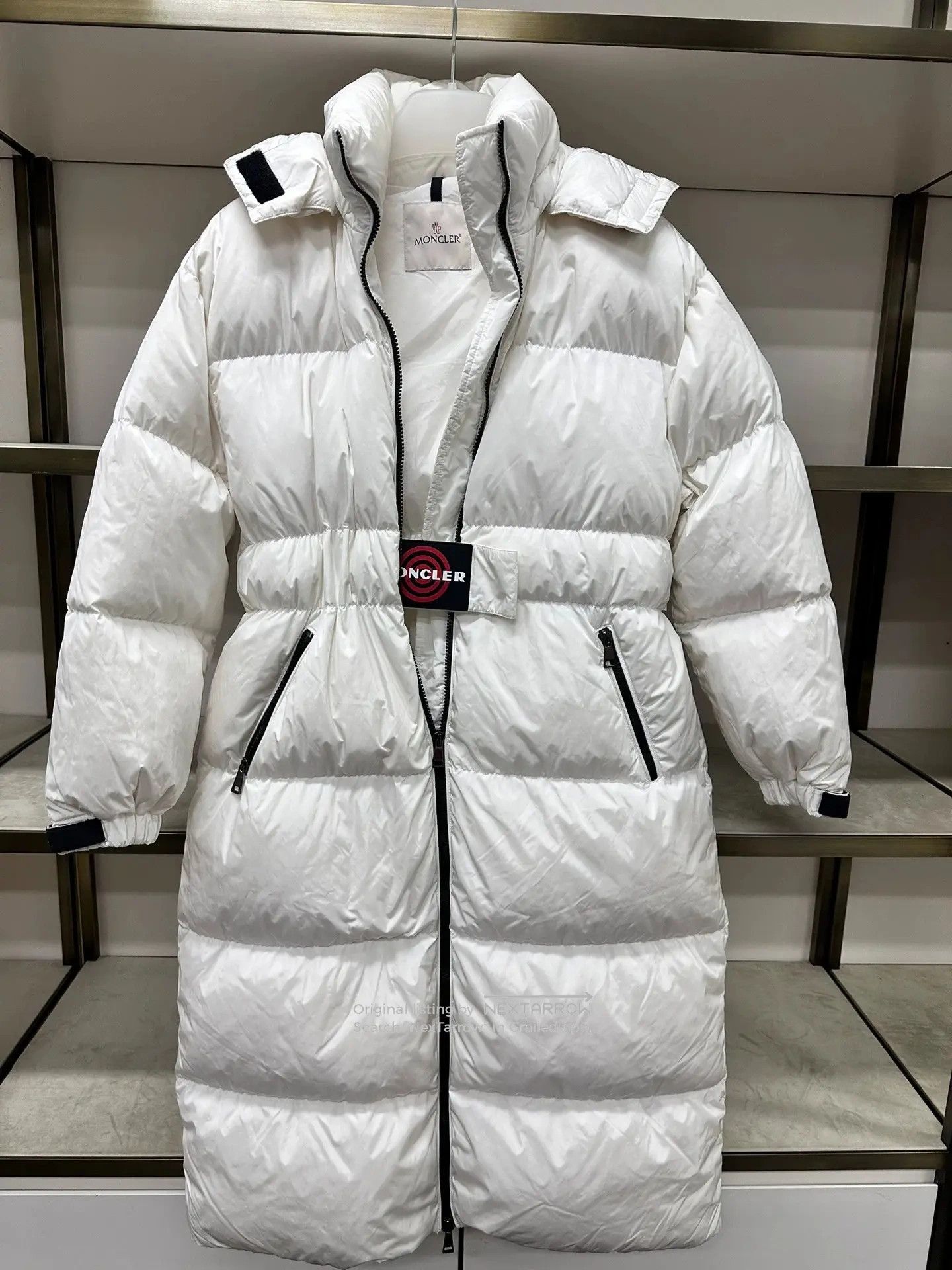 Moncler Women's Size 0 Puffer Jacket in White, Women's (Size Xs)