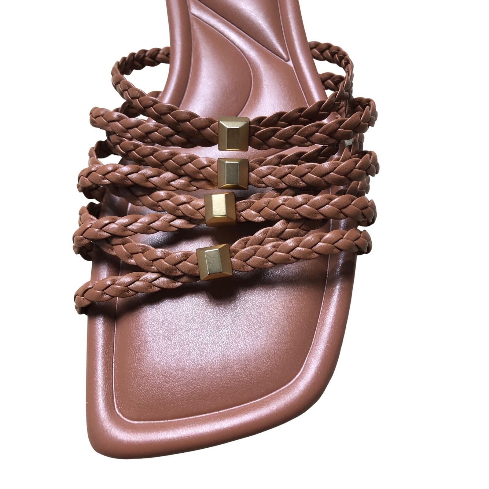 Marc Fisher Marc Fisher Lelina Flat Slide Sandal Dark Natural Size 8 Size US 8 / IT 38 - 2 Thumbnail