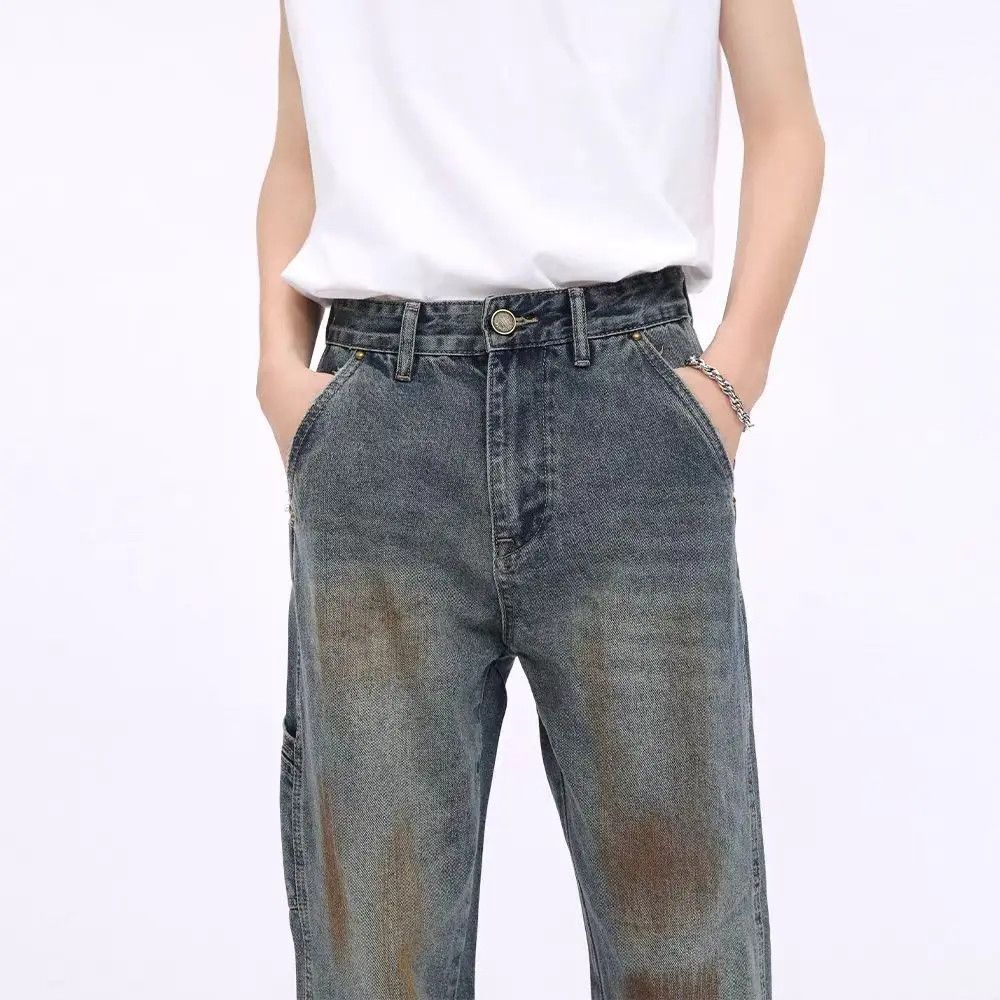 Designer × Japanese Brand Vintage Hip Hop Streetwear Loose Casual Jeans Size US 31 - 4 Thumbnail
