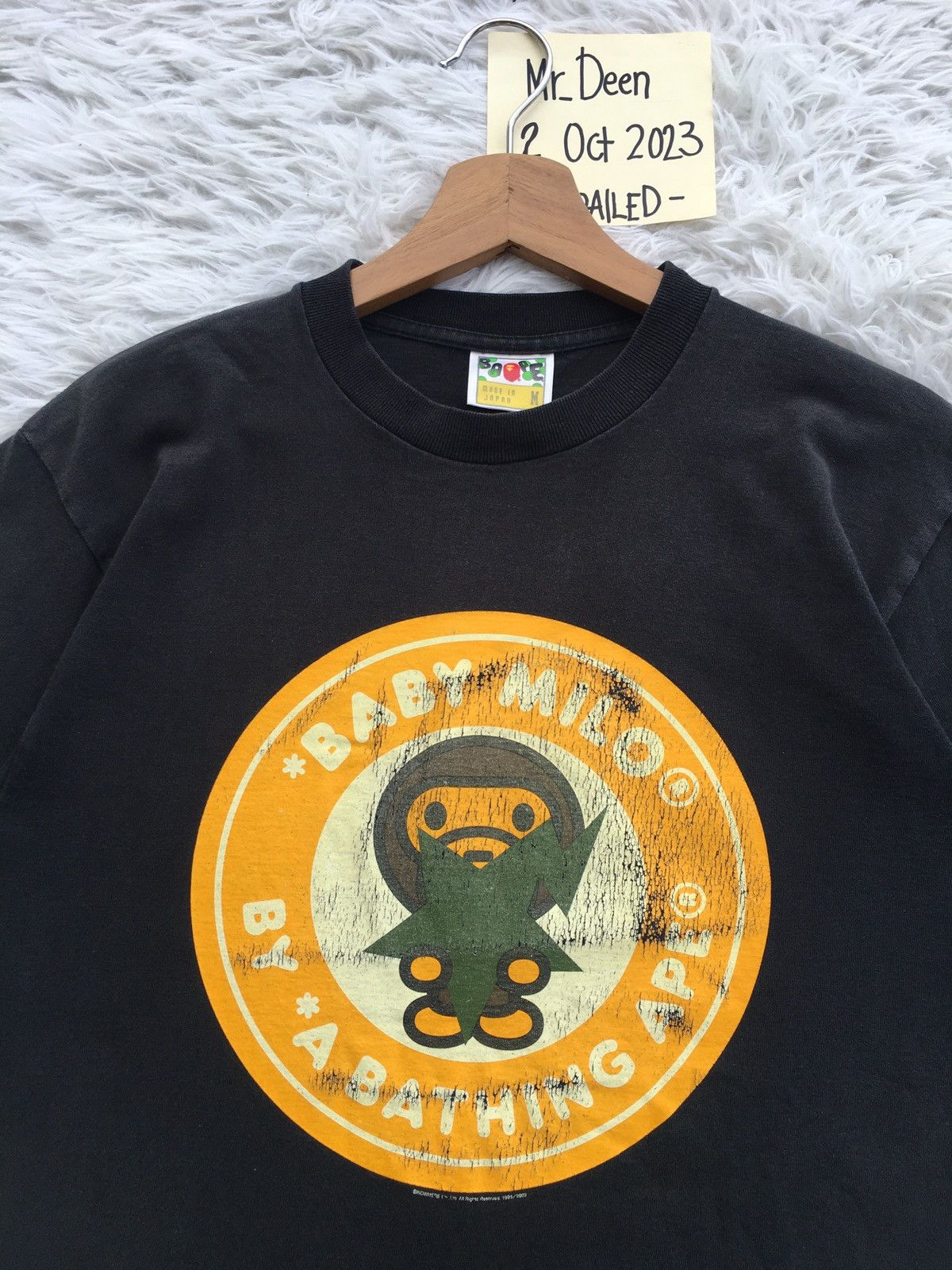 Bape Rare Vintage SS2008 Baby Milo Sta T shirt Size US M / EU 48-50 / 2 - 3 Thumbnail
