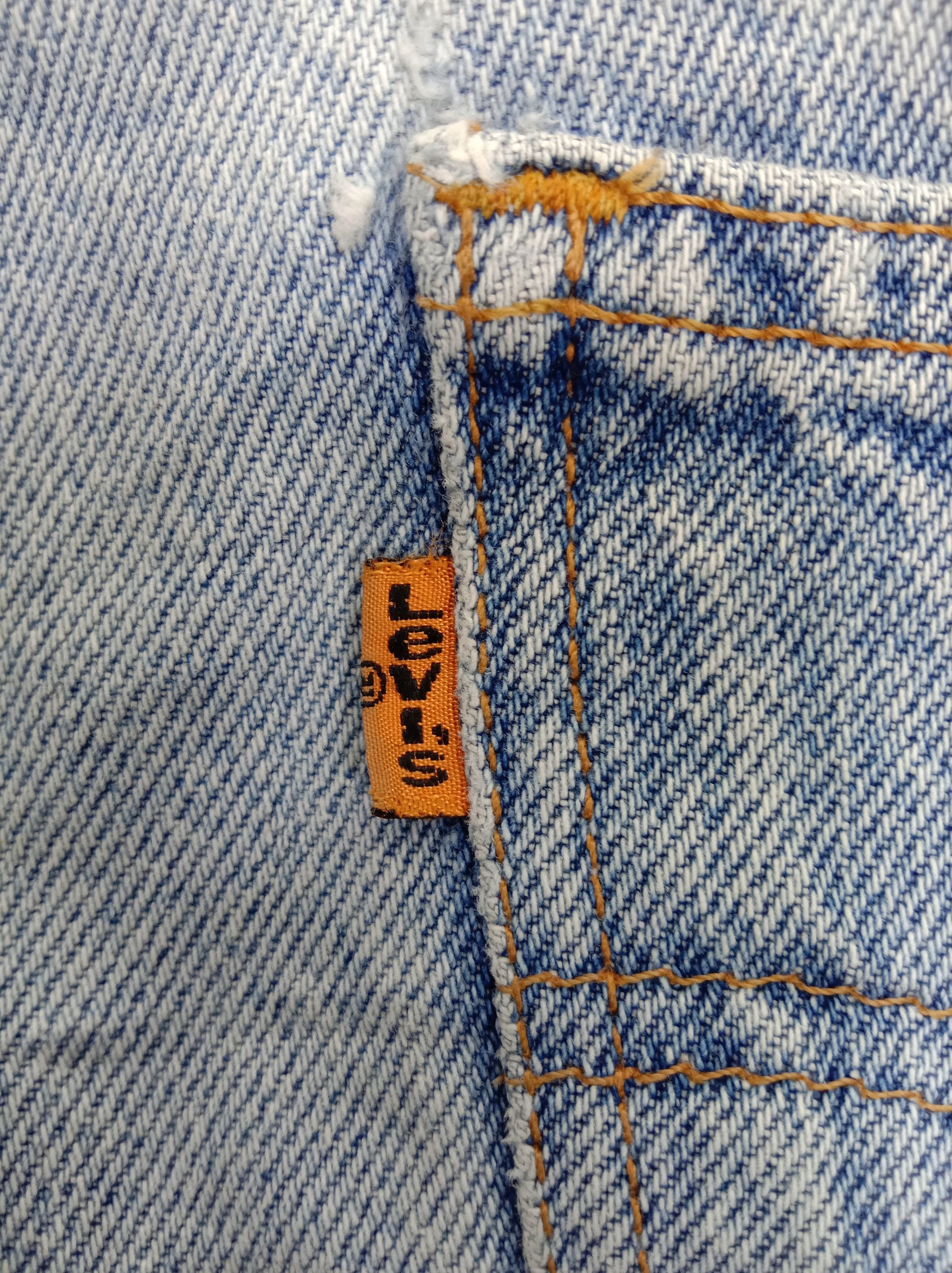 Levi's Vintage 90s Levi's 505 Jeans Orange Tab Faded Blue Denim Size US 31 - 10 Thumbnail