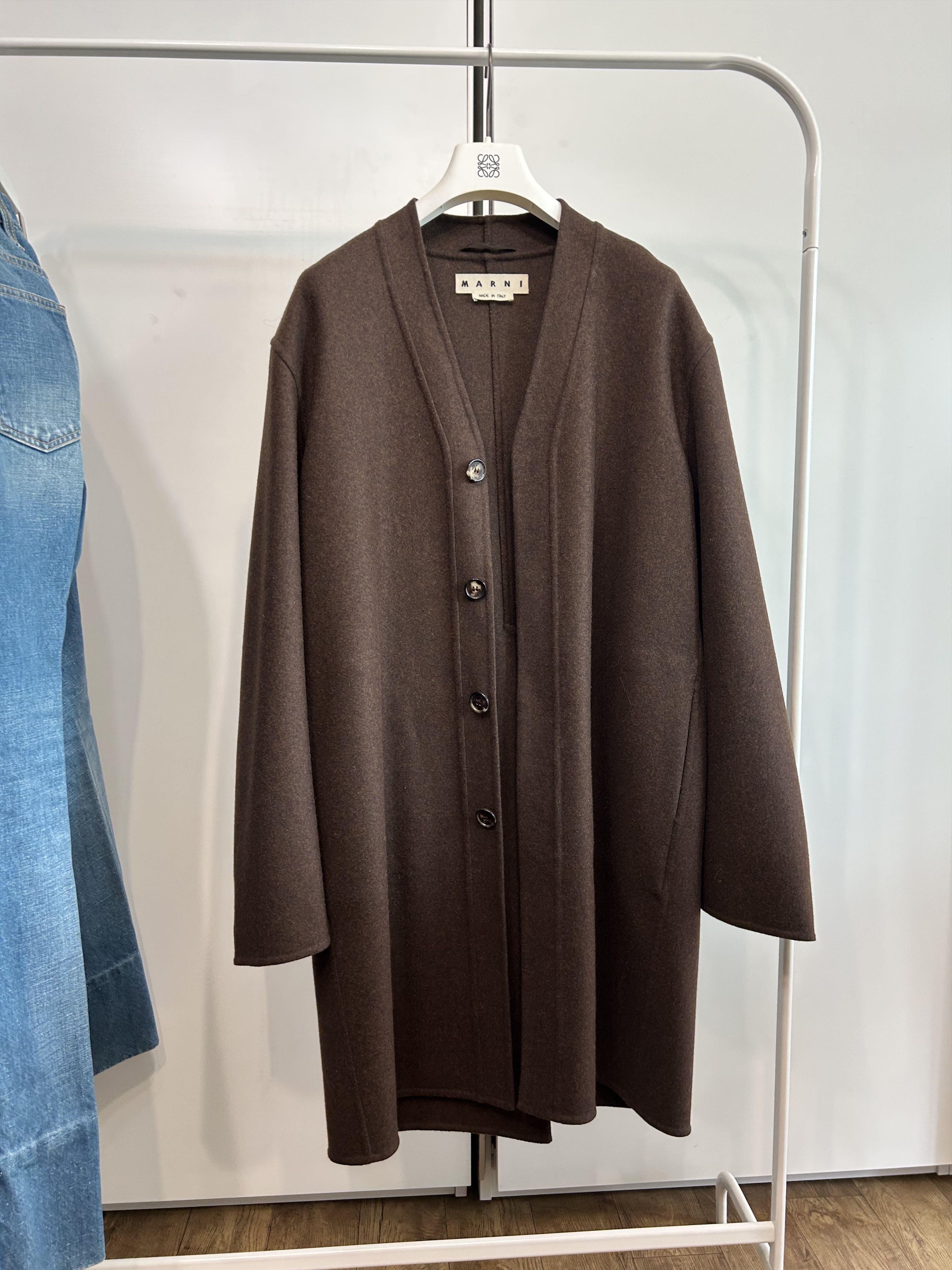 Marni MARNI Collarless Wrap Coat Size US M / EU 48-50 / 2 - 7 Thumbnail