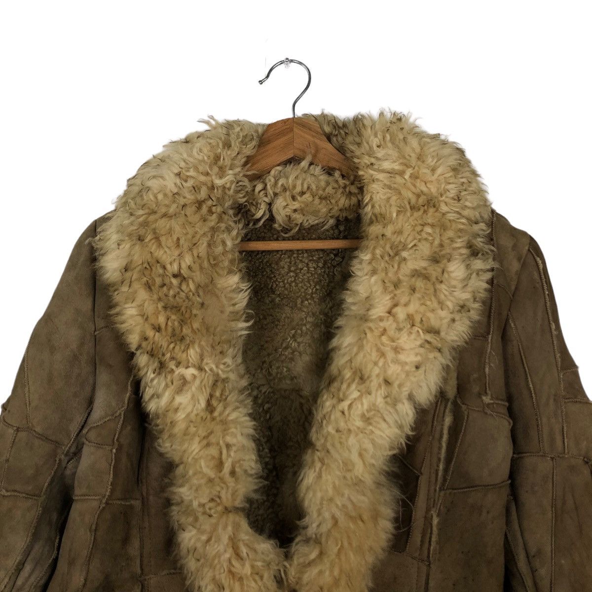 Genuine Leather 🔥90’s RARE GENUINE SUEDE LEATHER JACKET MINK FUR LINING Size US M / EU 48-50 / 2 - 3 Thumbnail