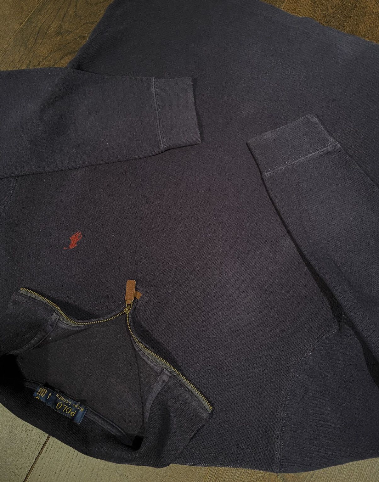 Polo Ralph Lauren × Vintage Vintage Polo Ralph Lauren Quarter-Zip – Navy – Size L Size US L / EU 52-54 / 3 - 5 Thumbnail