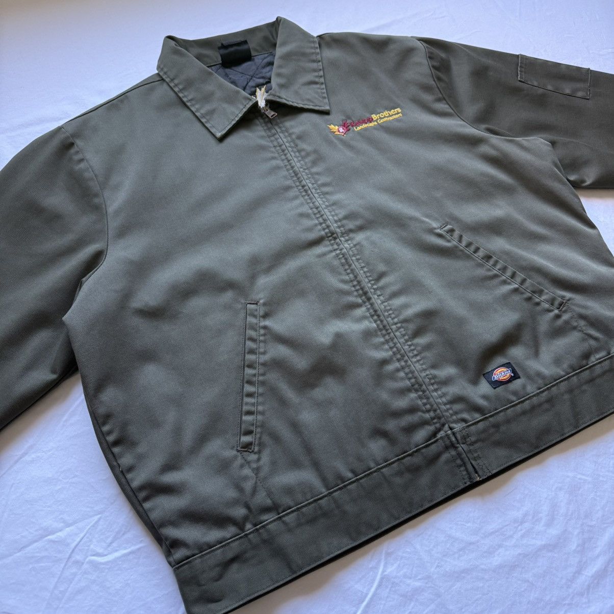 Dickies Vintage Dickies Insulated Eisenhower Jacket Moss Green XL Size US XL / EU 56 / 4 - 4 Thumbnail