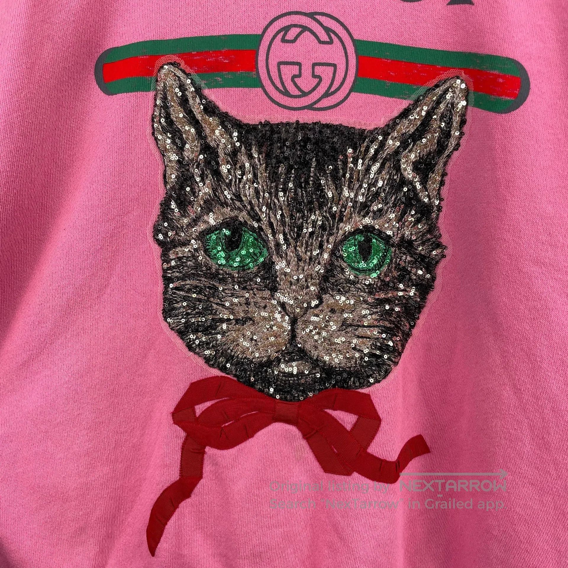 Gucci Guicci Pink cat sweater| Size US S / EU 44-46 / 1 - 2 Thumbnail