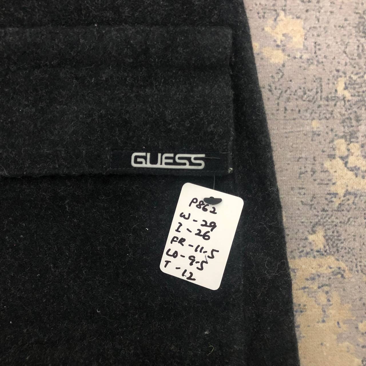 Guess P862. GUESS WOOL BAGGY PANTS Size 28" / US 6 / IT 42 - 12 Thumbnail