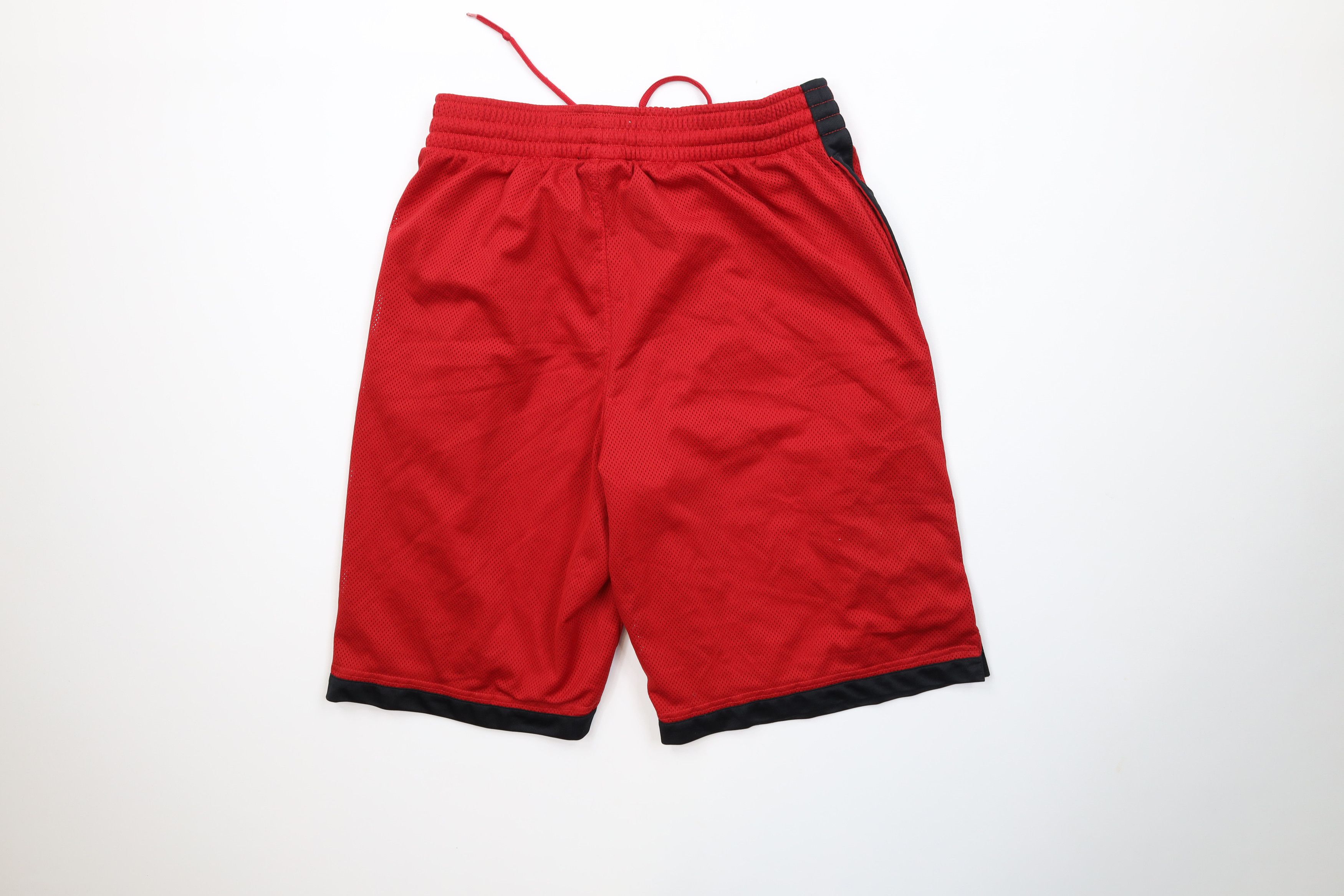 Nike Vintage Y2K Nike Scott Swoosh Mesh Basketball Shorts Red Size US 30 / EU 46 - 8 Thumbnail