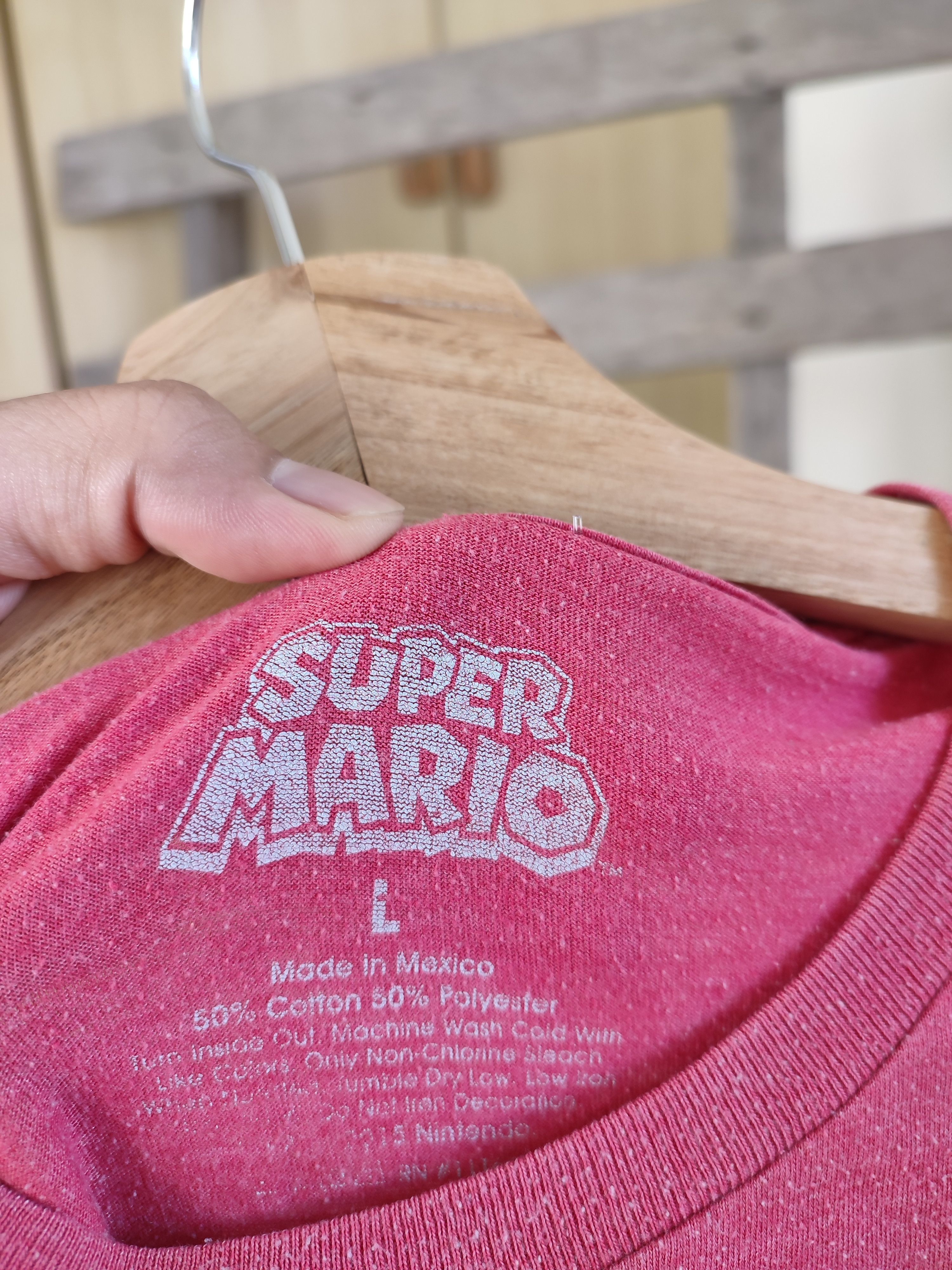 Nintendo 💥 Y2k💥 Rare Design Super Mario Vintage Tee Size US L / EU 52-54 / 3 - 5 Thumbnail