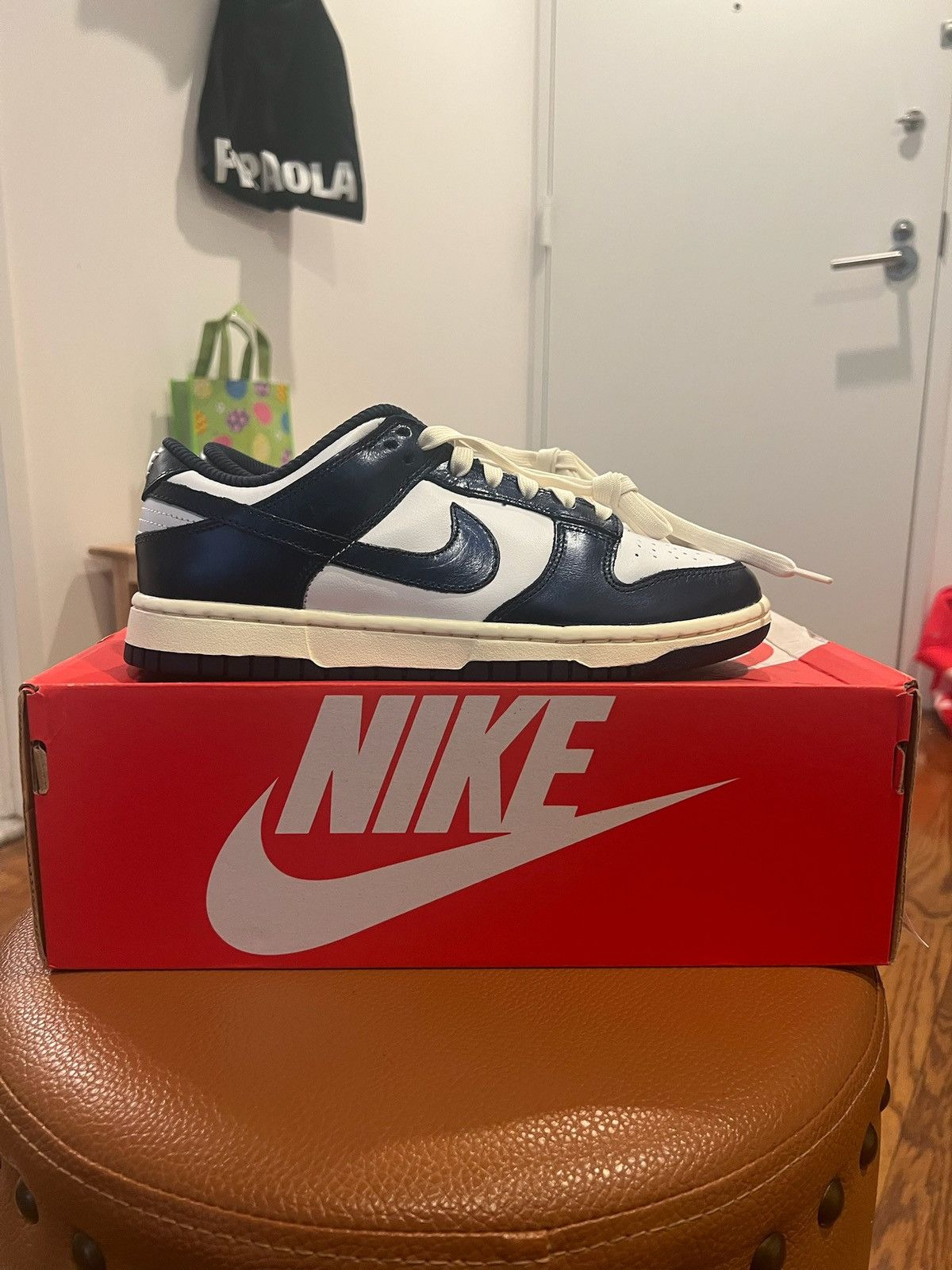 Nike Nike Dunk Low PRM - Vintage Navy ( SZ W8) Size US 8 / IT 38 - 7 Thumbnail