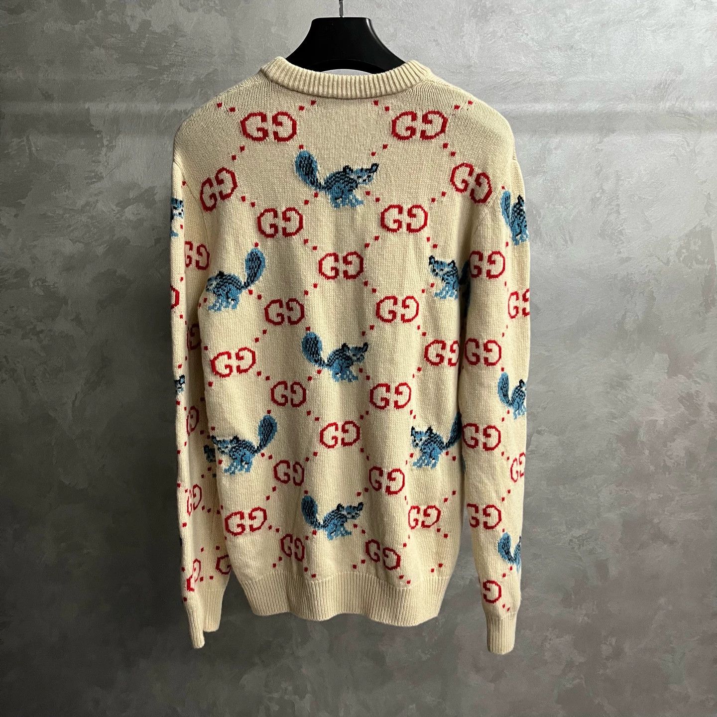 Gucci Gucci Ivory Animal Print Cardigan Sweater Size US XS / EU 42 / 0 - 2 Thumbnail