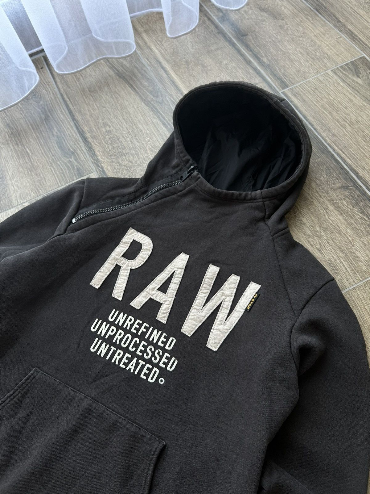 G-Star × Vintage Vintage Raw G star Raw big logo avant-garden hoodies Size US L / EU 52-54 / 3 - 2 Thumbnail