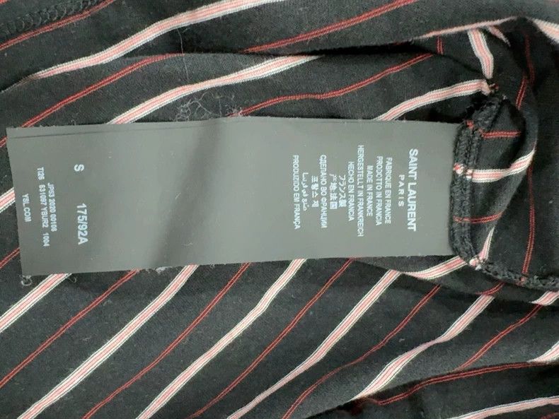 Yves Saint Laurent Saint LaruentStriped short-sleeved T-shirt 2502-Nextarrow Size US S / EU 44-46 / 1 - 7 Thumbnail