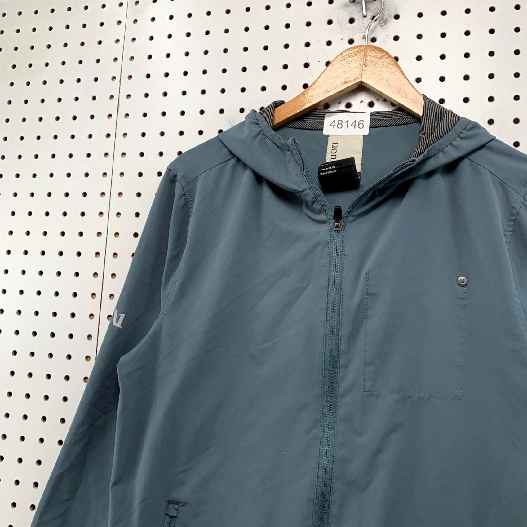 Vuori Vuori Windbreaker Jacket Mens Small Blue Outdoor Trainer Shell Lightweight Size US S / EU 44-46 / 1 - 6 Thumbnail