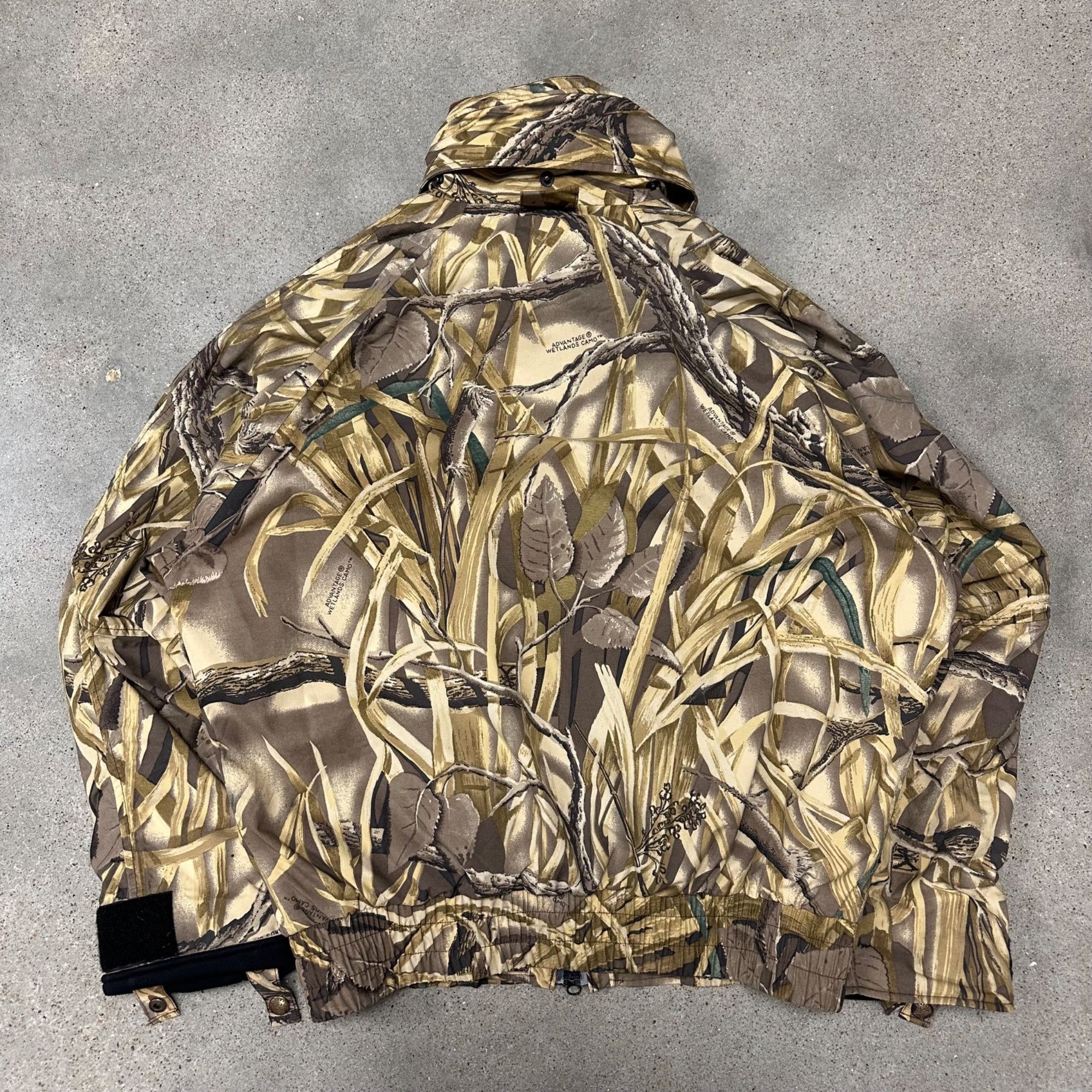Vintage Vintage Herters Advantage Wetland Camo Hunting Jacket Size US L / EU 52-54 / 3 - 2 Thumbnail