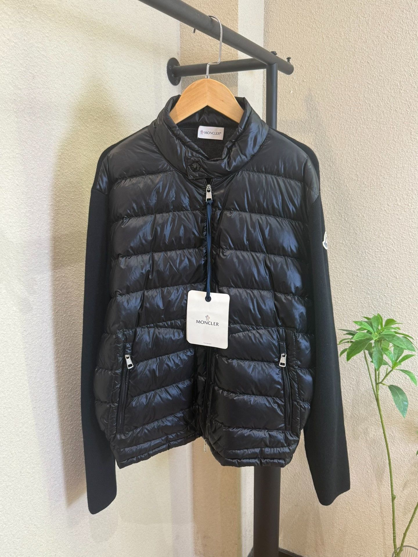 Moncler Moncler Hybrid Knit Down Cardigan Jacket Size S Size US S / EU 44-46 / 1 - 1 Thumbnail